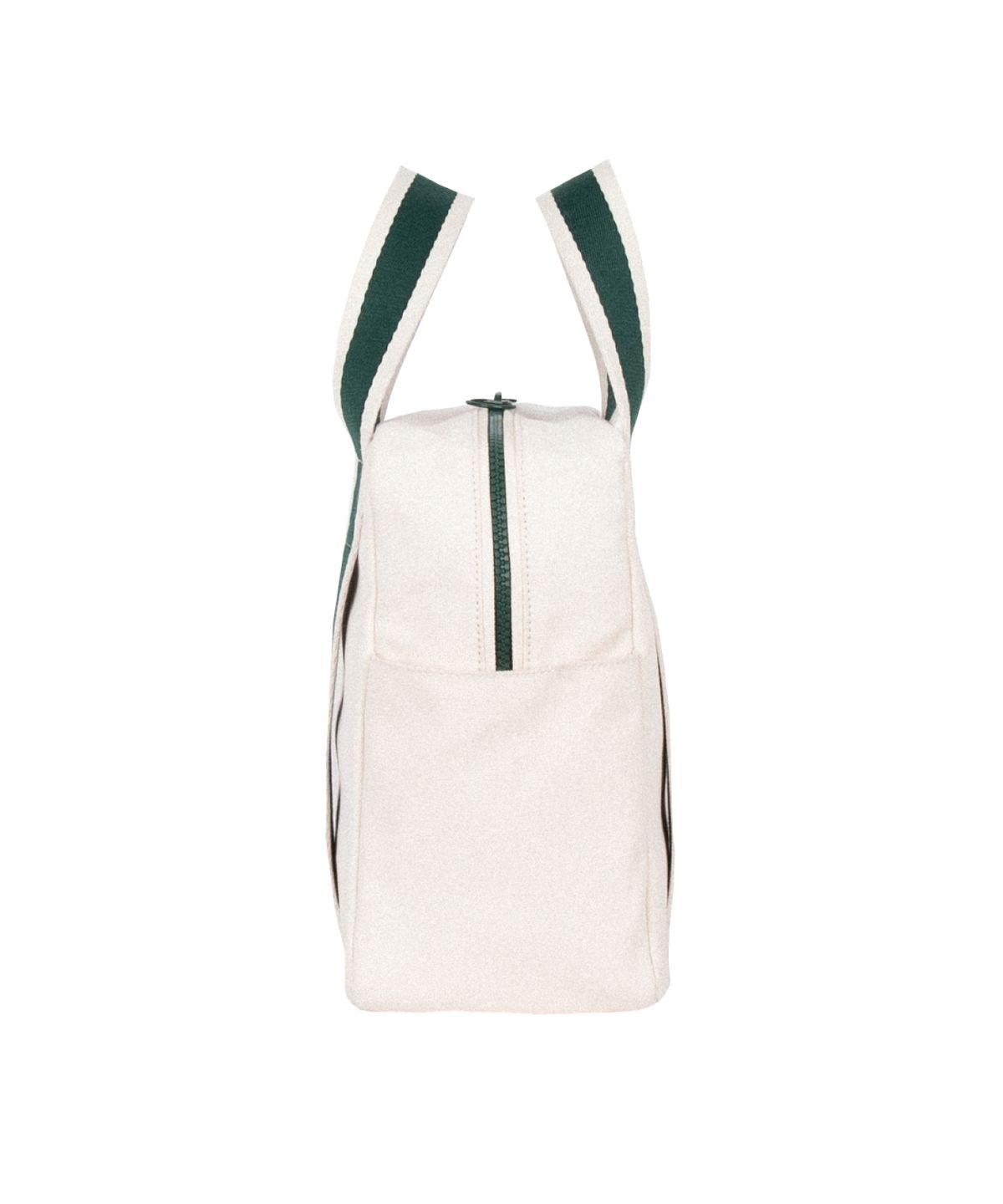 세러데이 레저 클럽(SATURDAY LEISURE CLUB) Stripe Webbing Thermal Bag(보온가방 & 카트백) - Ivory & British Racing Green