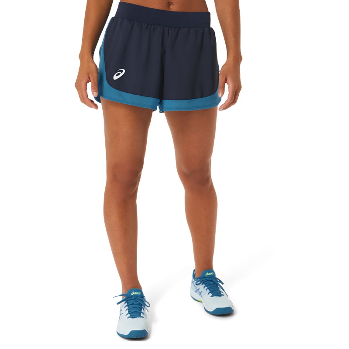아식스(ASICS) 우먼 매치 쇼츠(2042A253403) 여자 반바지