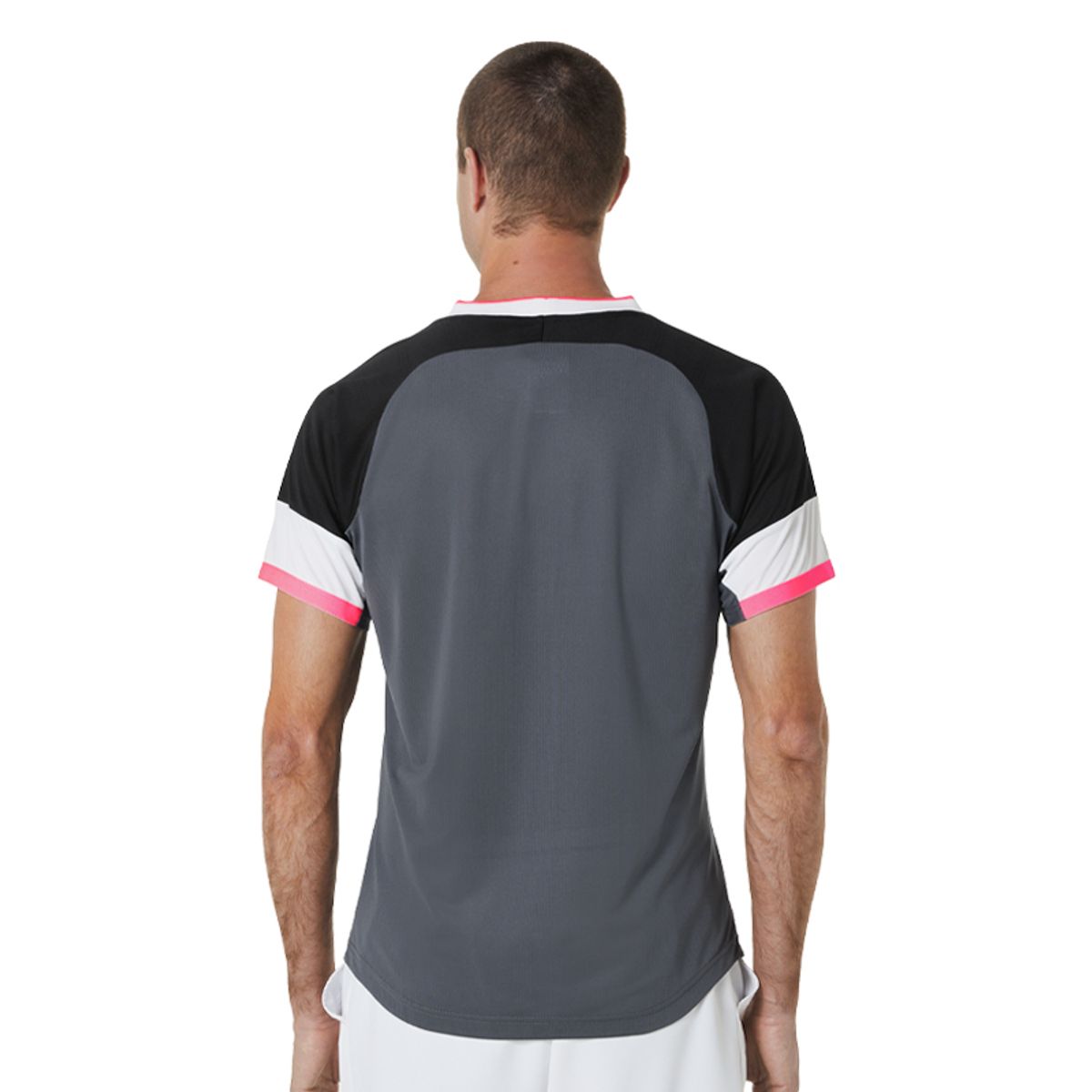 아식스(ASICS) 맨 매치 SS 탑(2041A244003) 남자 반팔 라운드 티셔츠