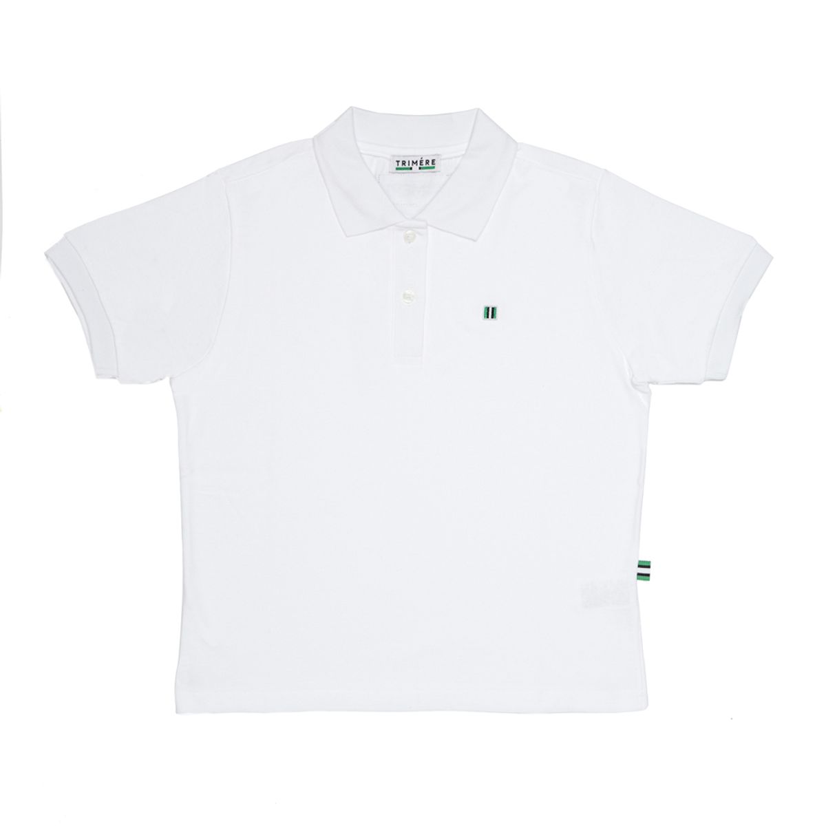 트리메르(TRIMERE) 와펜 반팔 PK TEE   F/L WOMAN WHITE
