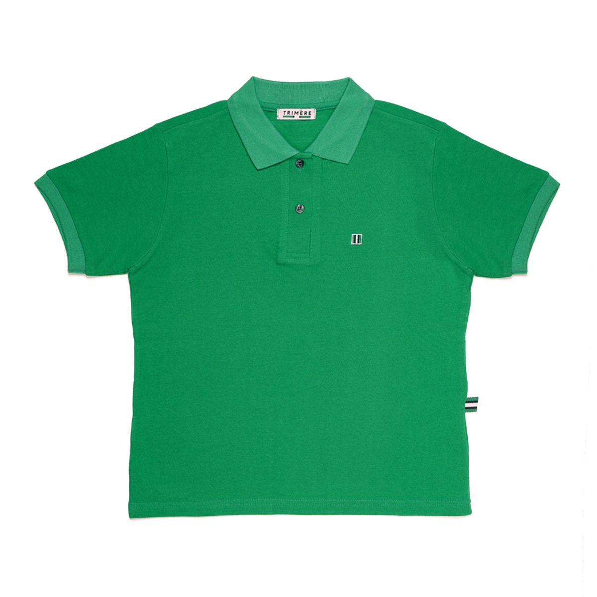 트리메르(TRIMERE) 와펜 반팔 PK TEE  WOMAN  F/L GREEN