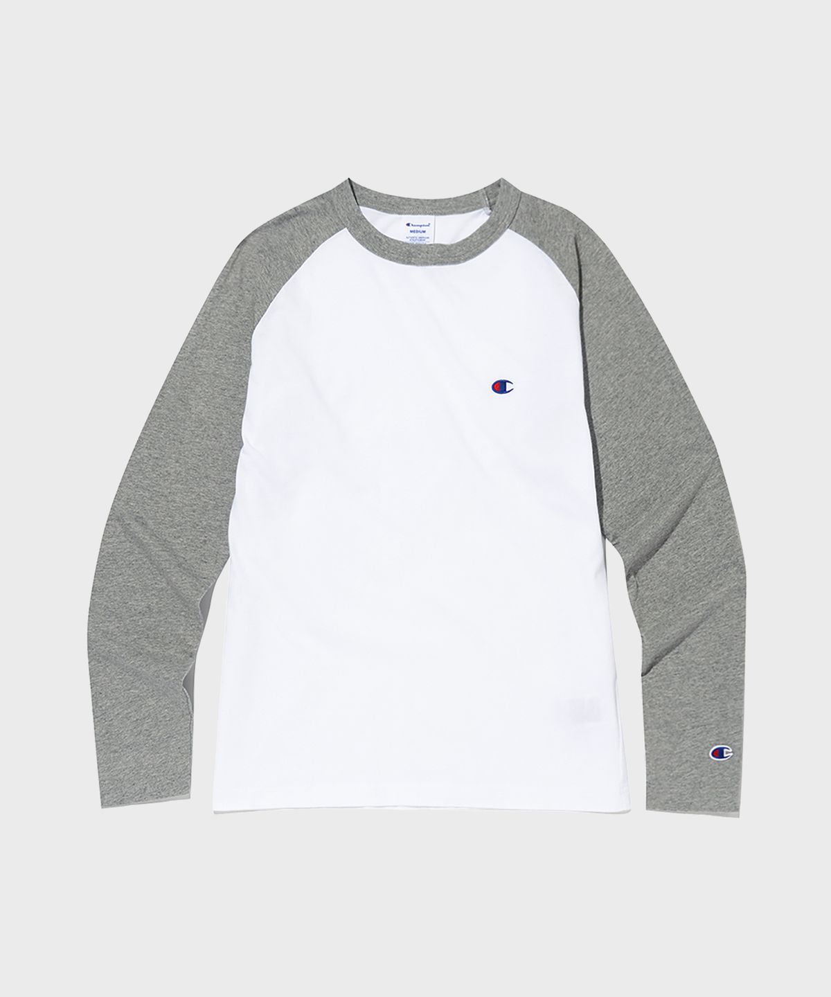 챔피온(CHAMPION) C로고 나그랑 긴팔 티셔츠 Normal Grey