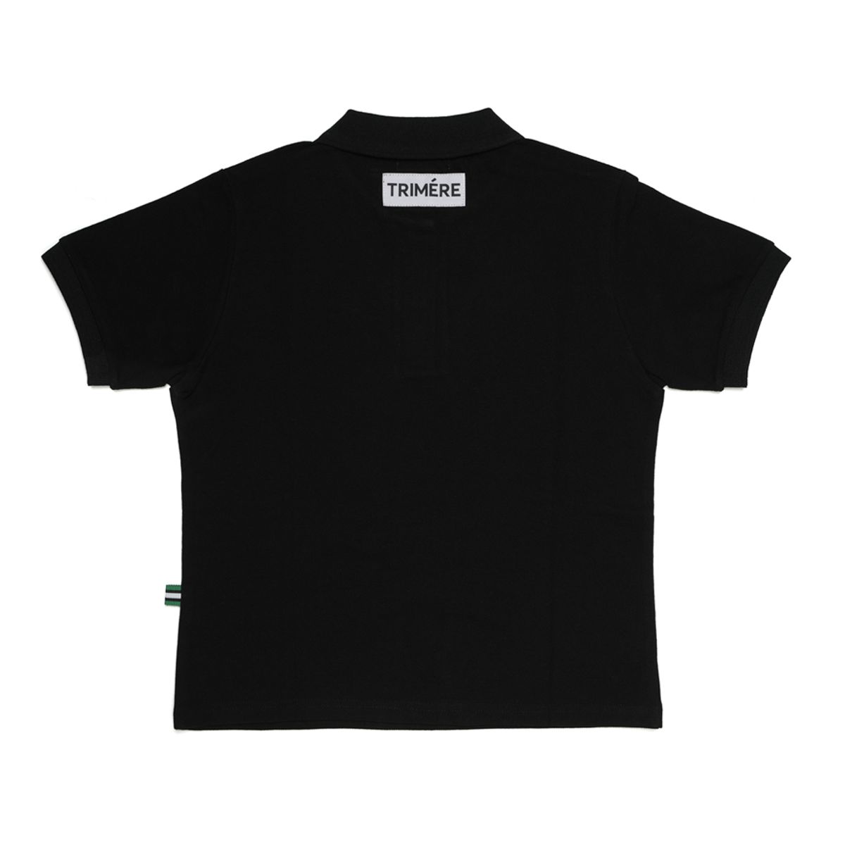 트리메르(TRIMERE) 와펜 반팔 PK TEE  F/L WOMAN BLACK