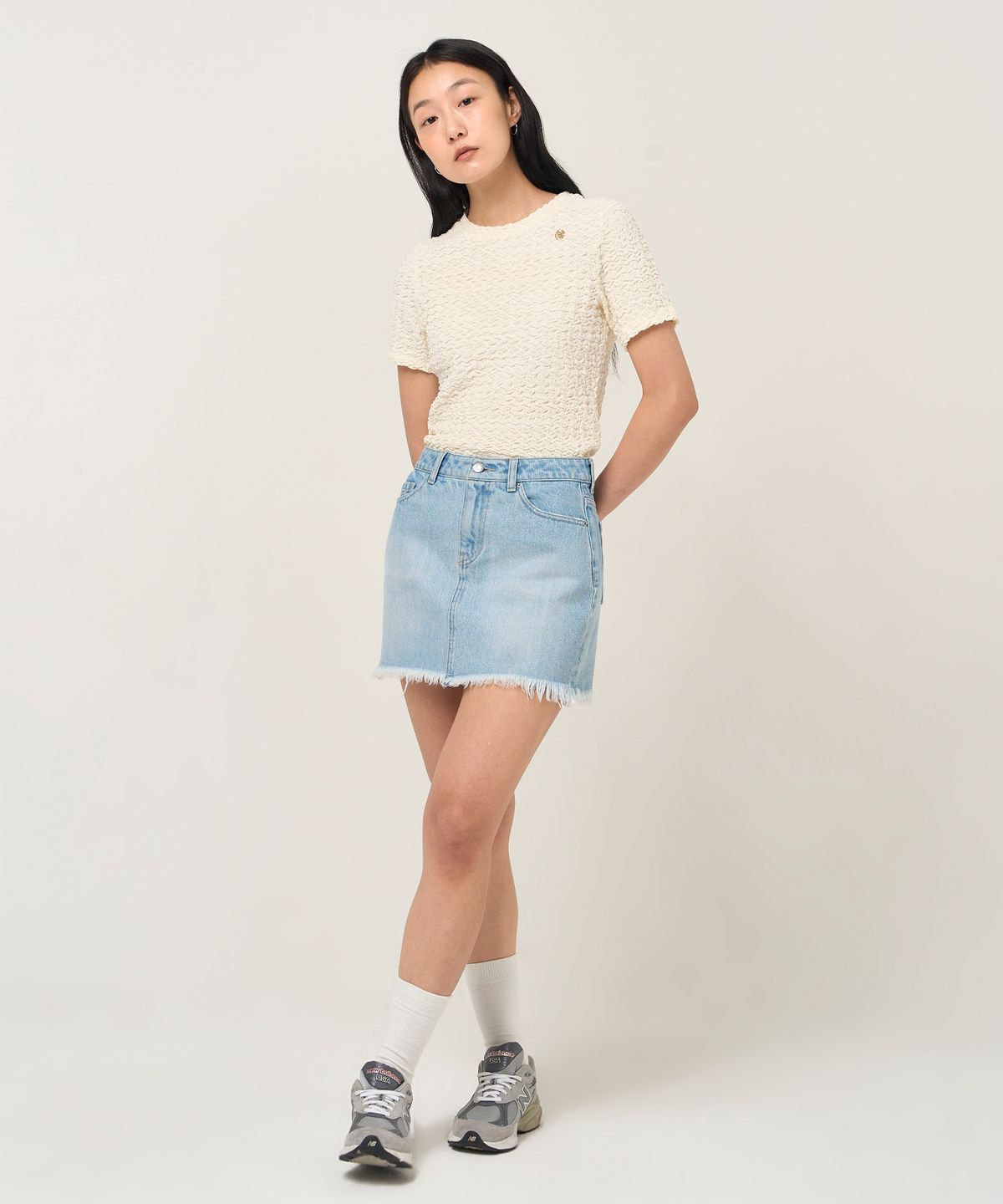 플랙 우먼(PLAC WOMEN) 스커트 M40 라이트 블루