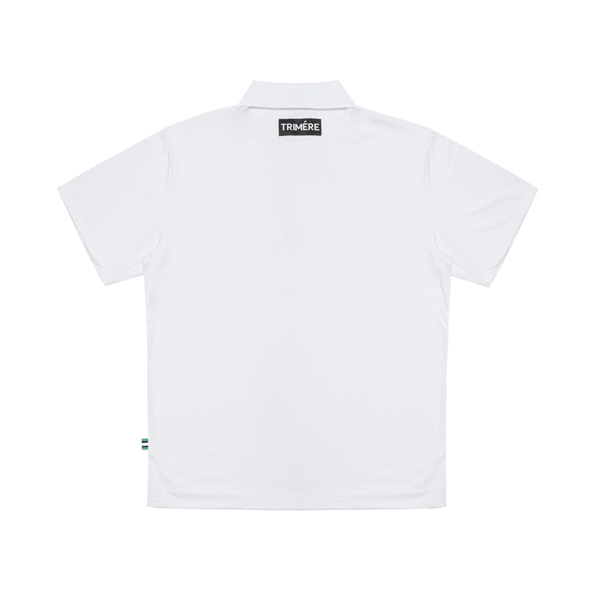 트리메르(TRIMERE) 심플 로고 와펜 반팔 폴로 TEE  F/L MAN WHITE