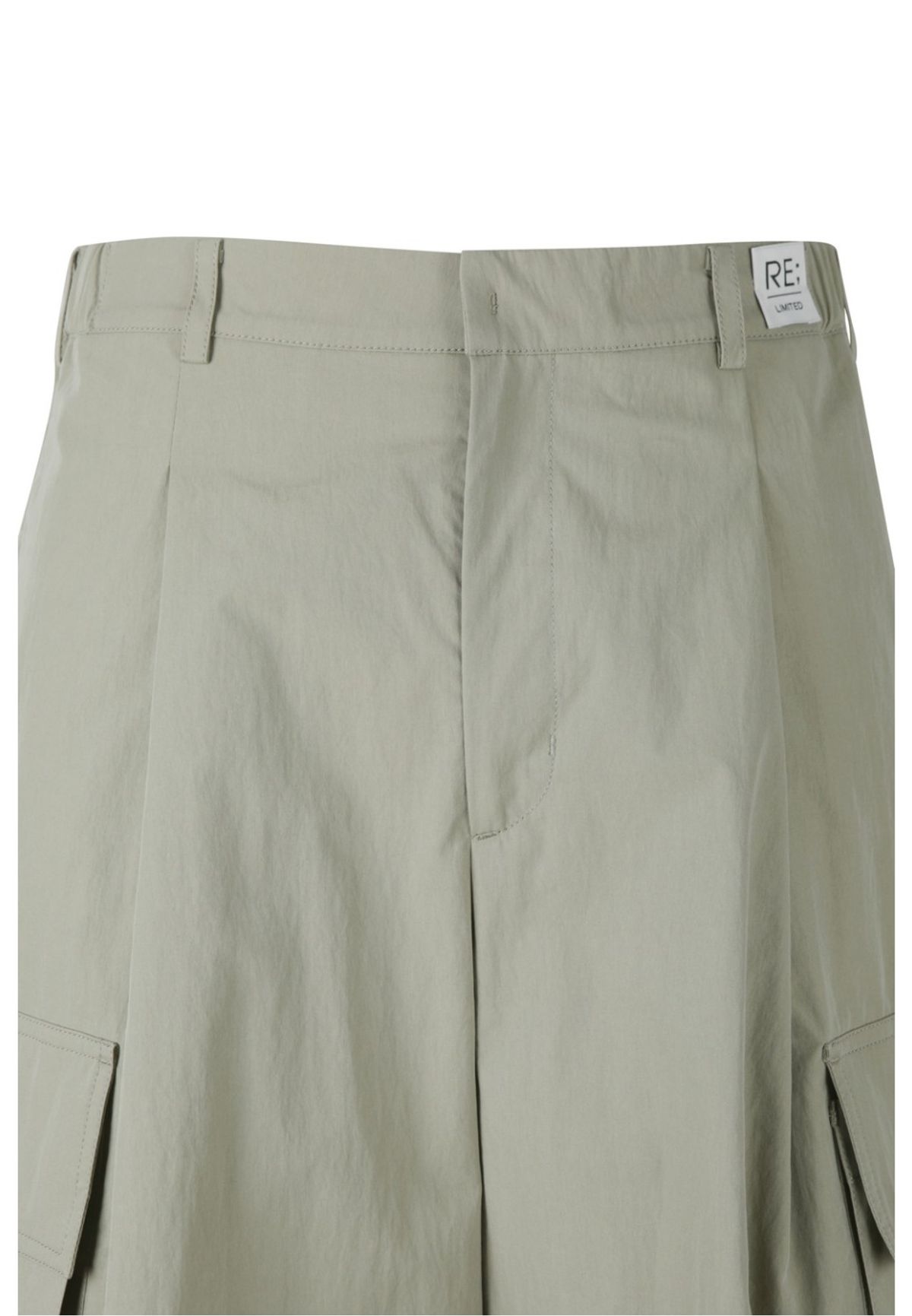 래코드(RECODE) Recycled Wide Cargo Pants_RKPAS23671BEX