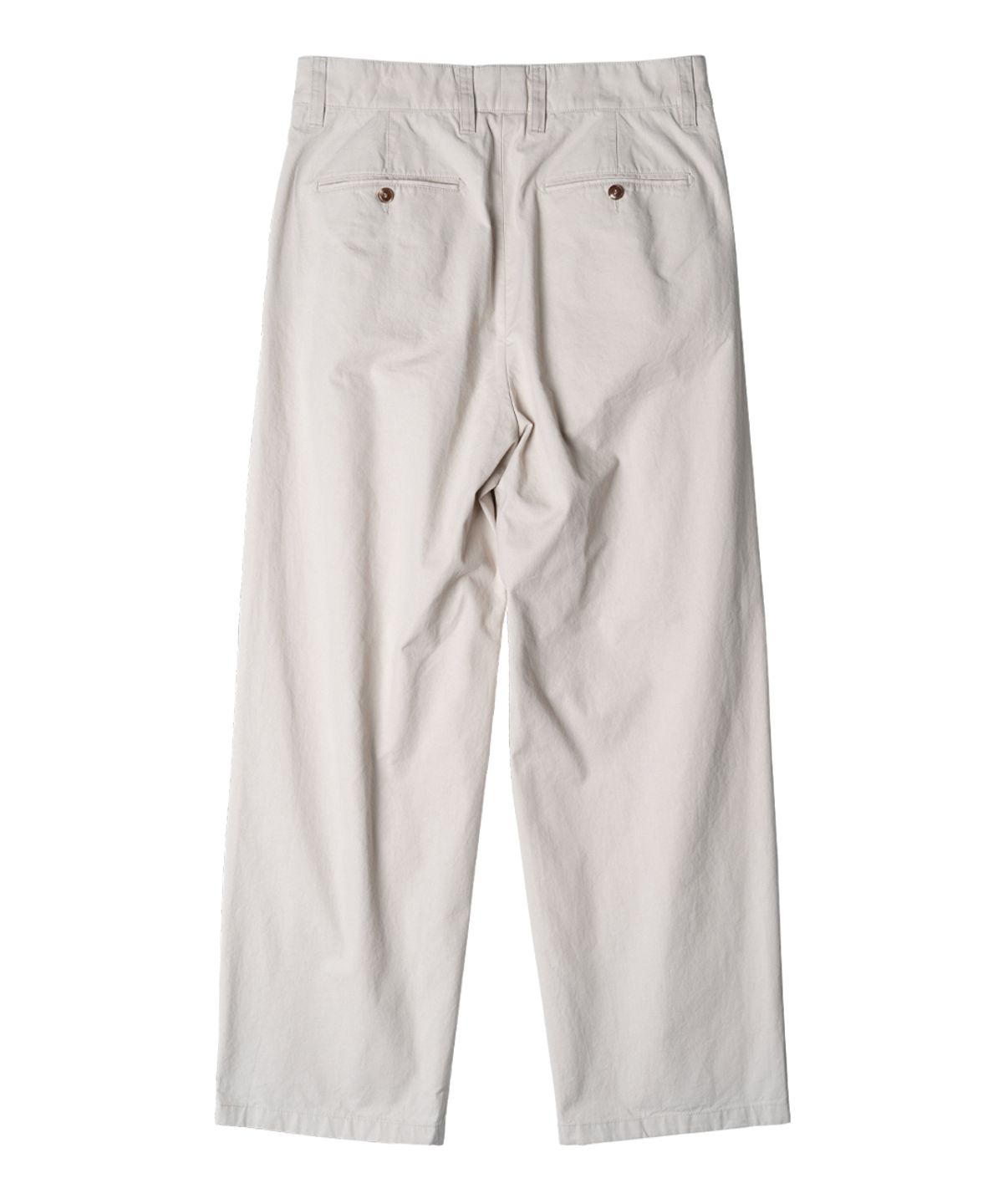 러프사이드(ROUGHSIDE) 23FW 2Tuck Wide Pants Ecru