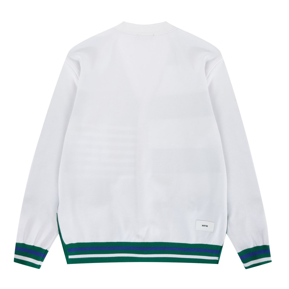 마틴골프(MARTINE GOLF) Unbalance Stripe Cardigan_Turquoise (Men)