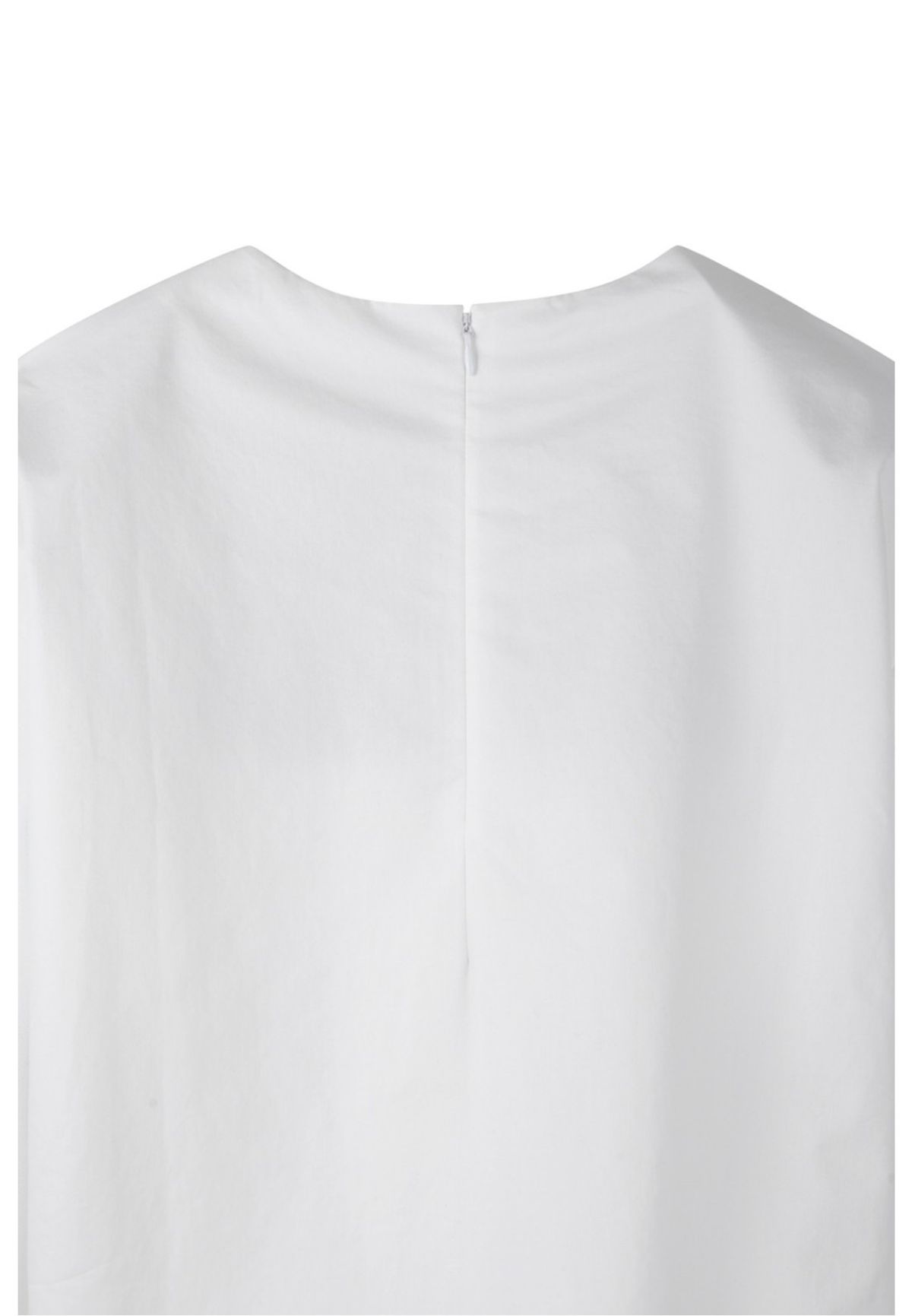 래코드(RECODE) [여성] Round Sleeve Shirring Detail Top_RQSAS23575WHX