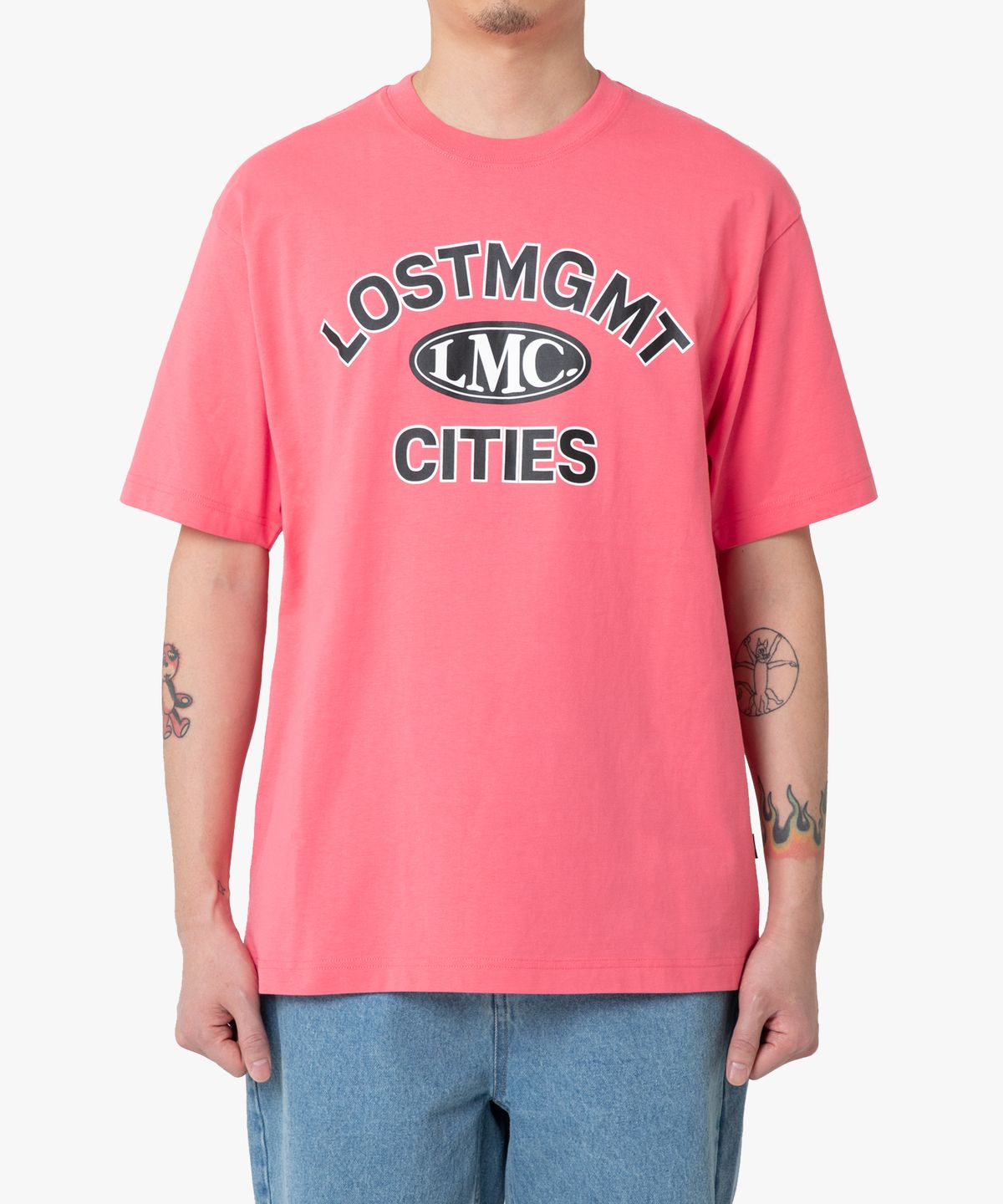 엘엠씨(LMC) ARCH OVAL TEE pink