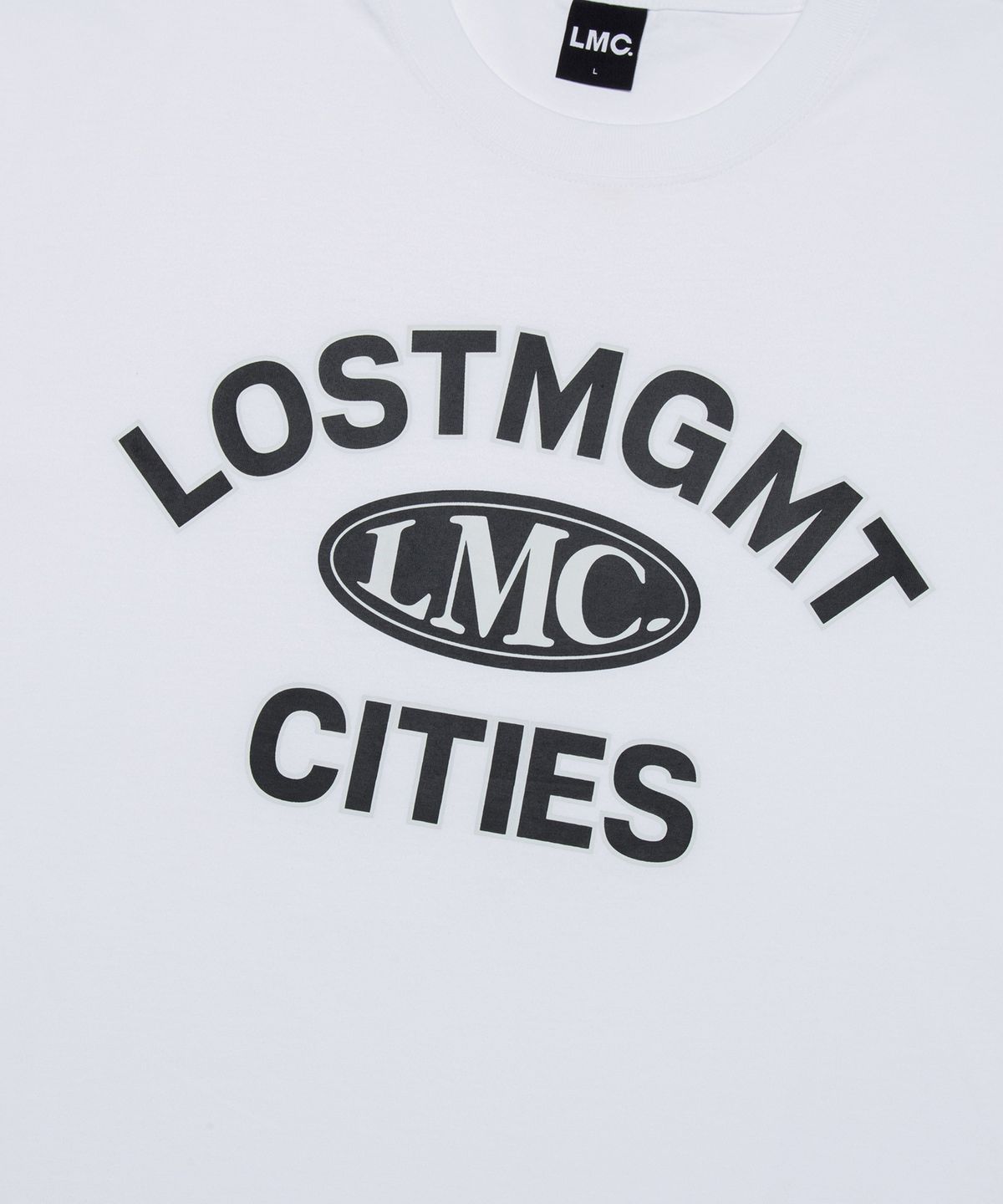 엘엠씨(LMC) ARCH OVAL TEE white