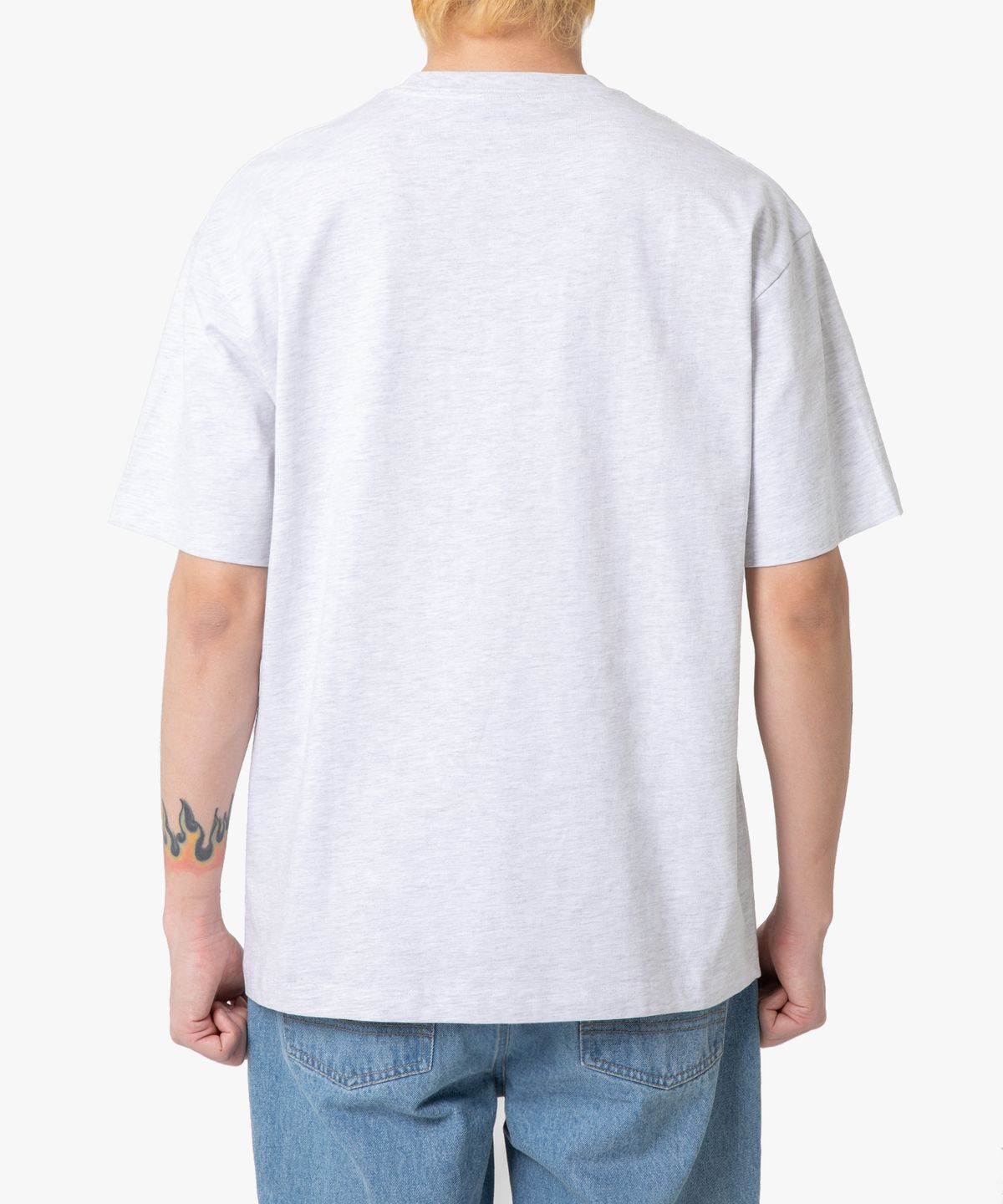 엘엠씨(LMC) ARCH OVAL TEE light heather gray