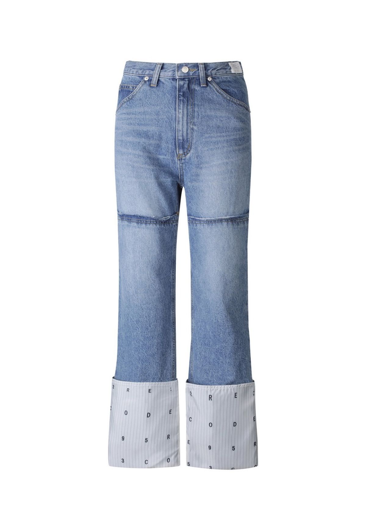 래코드(RECODE) [여성] Printed turn-up denim _RQPAS22570BUX