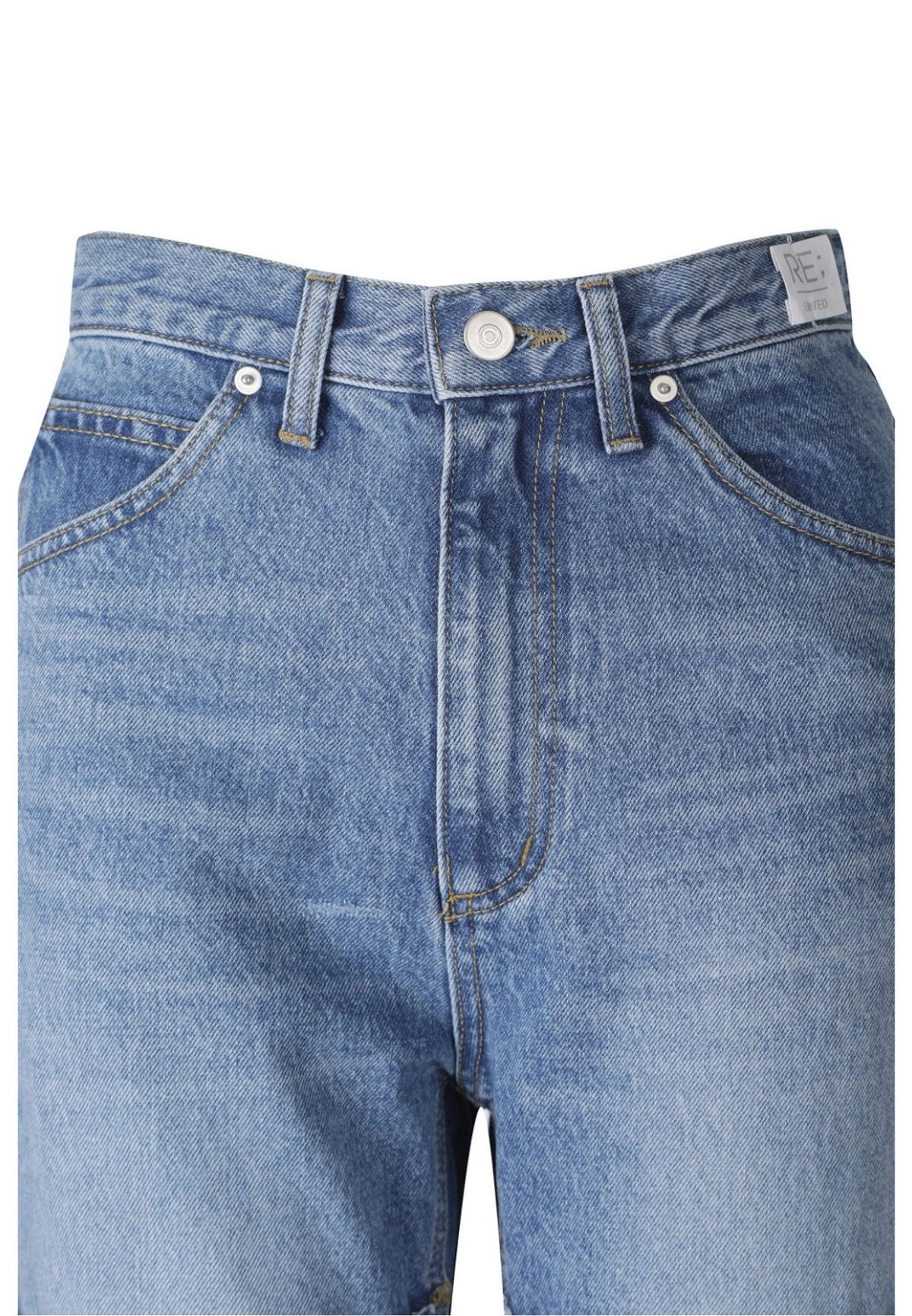 래코드(RECODE) [여성] Printed turn-up denim _RQPAS22570BUX