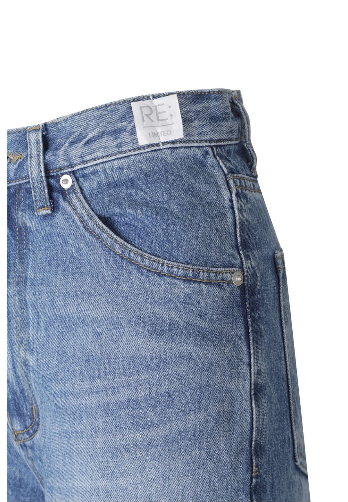 래코드(RECODE) [여성] Printed turn-up denim _RQPAS22570BUX