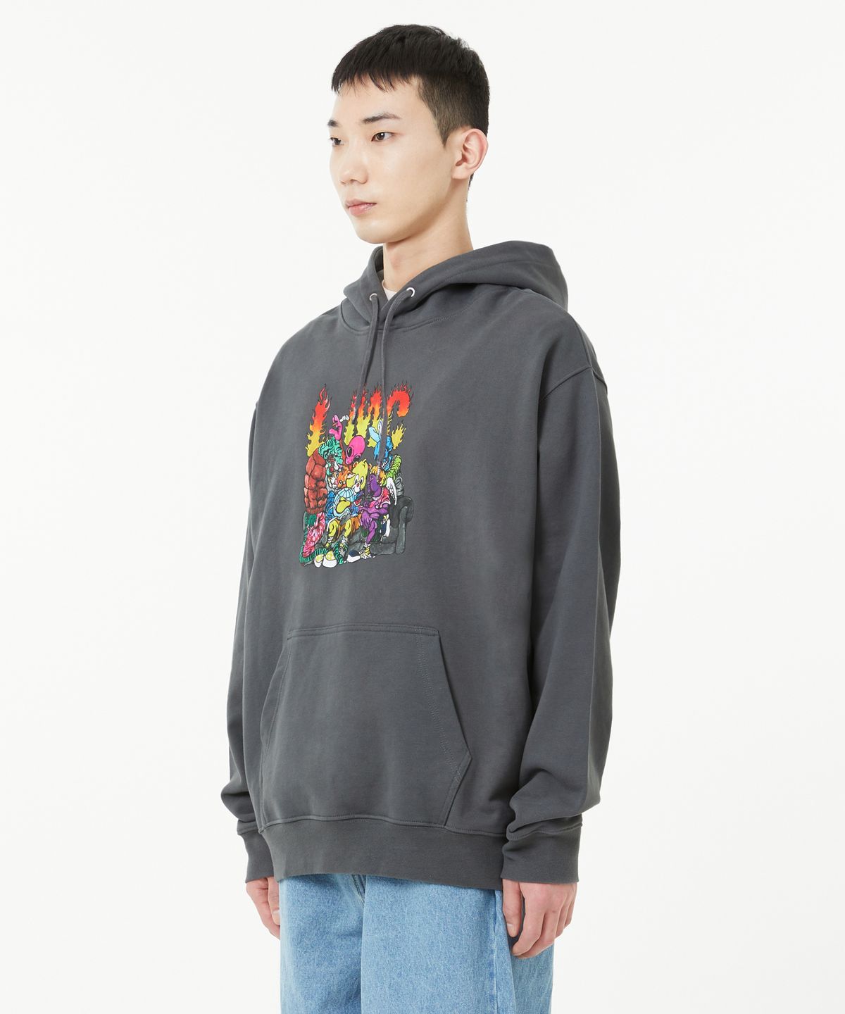 엘엠씨(LMC) HW WINNER HOODIE charcoal