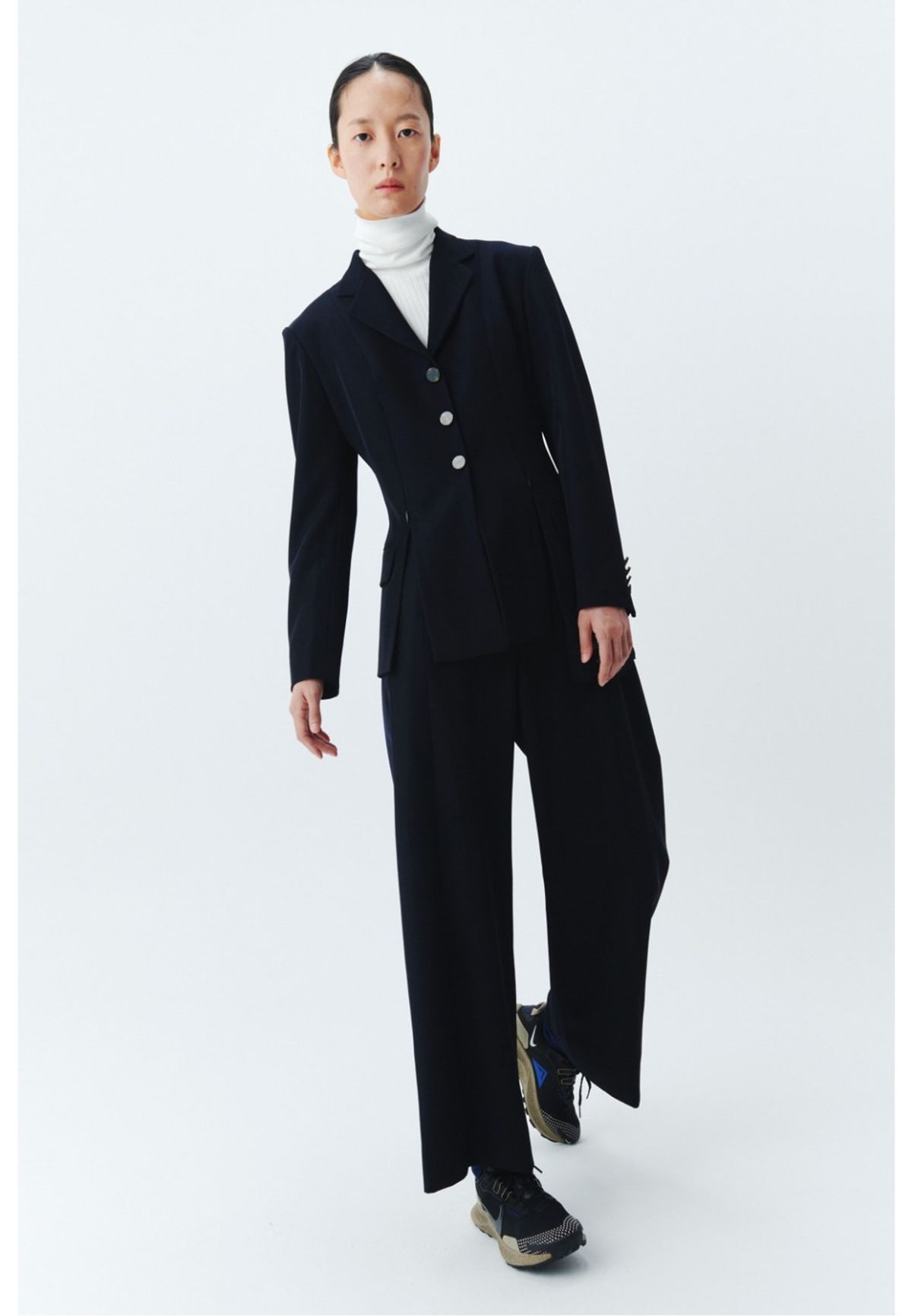 래코드(RECODE) [여성] Streight high waist pants _RQPAM22572NYX
