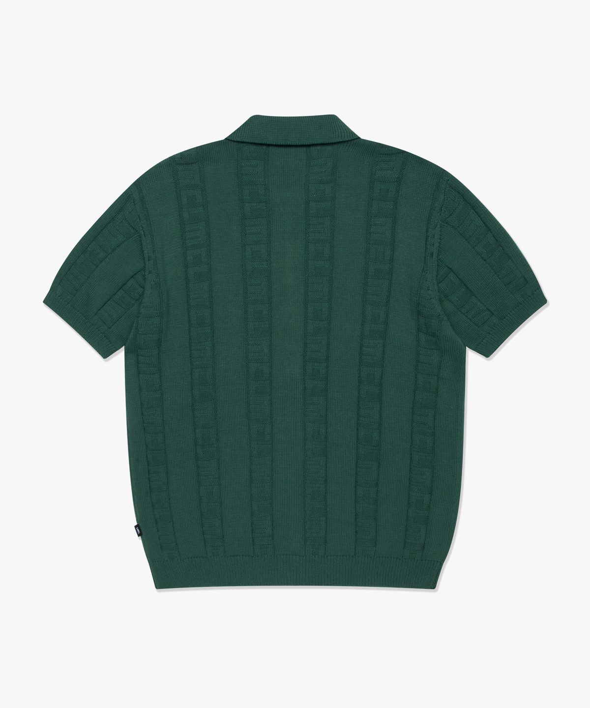 엘엠씨(LMC) JQD ZIP-UP KNITTED POLO SHIRT dark green
