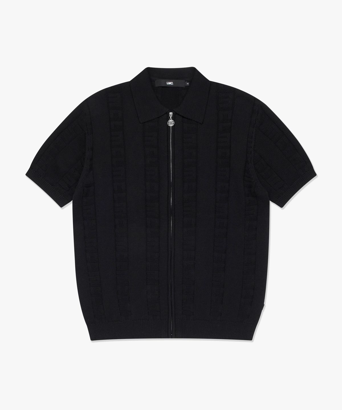 엘엠씨(LMC) JQD ZIP-UP KNITTED POLO SHIRT black