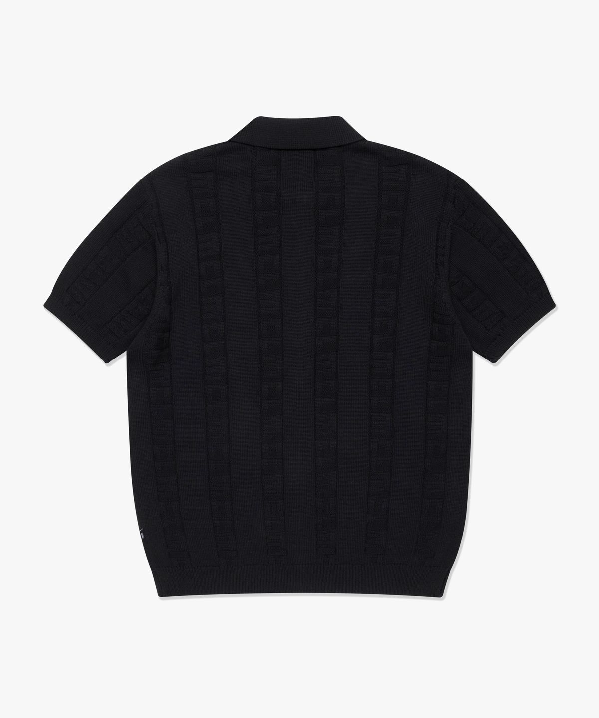엘엠씨(LMC) JQD ZIP-UP KNITTED POLO SHIRT black