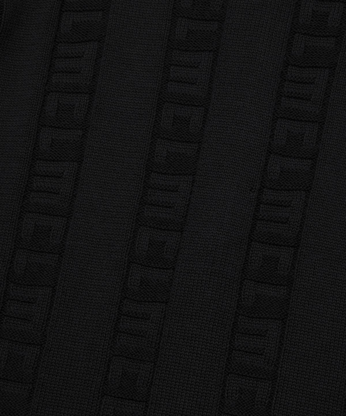 엘엠씨(LMC) JQD ZIP-UP KNITTED POLO SHIRT black
