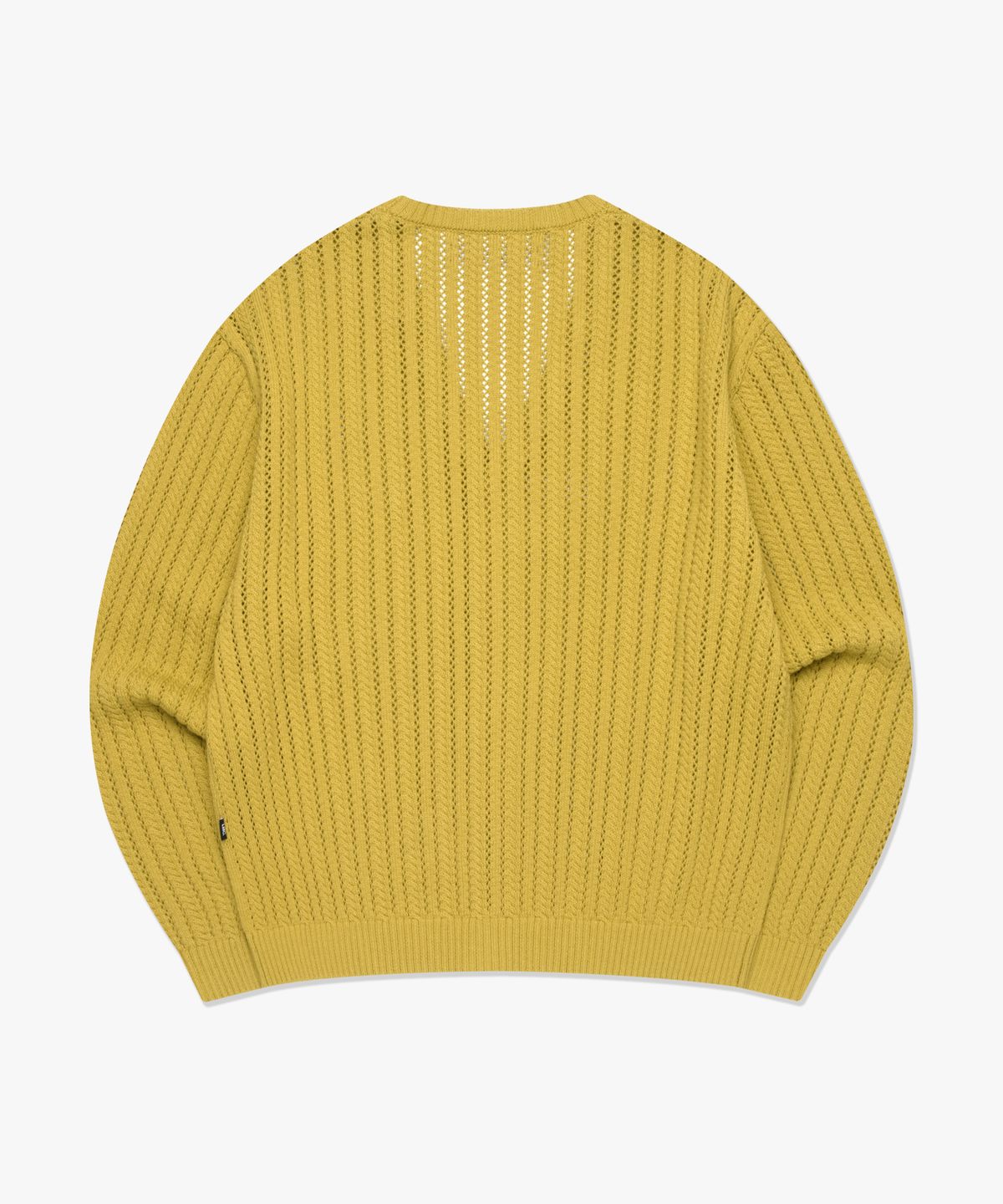 엘엠씨(LMC) OVAL MESH KNIT CARDIGAN olive