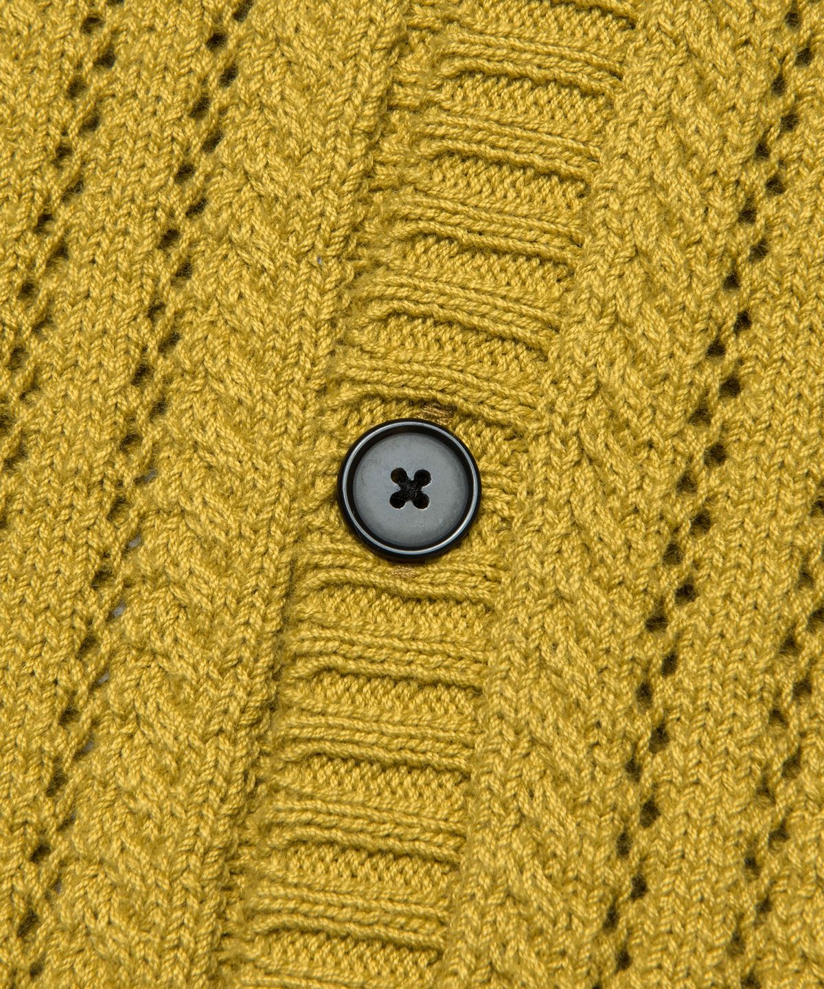 엘엠씨(LMC) OVAL MESH KNIT CARDIGAN olive