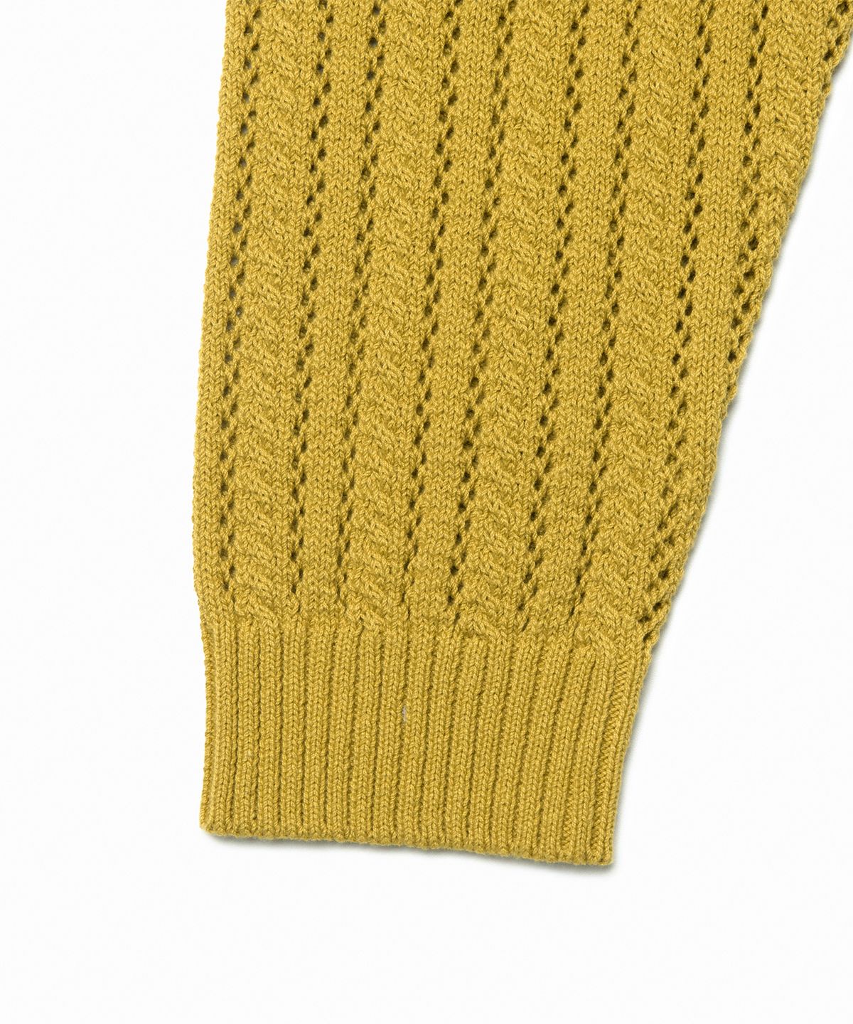 엘엠씨(LMC) OVAL MESH KNIT CARDIGAN olive