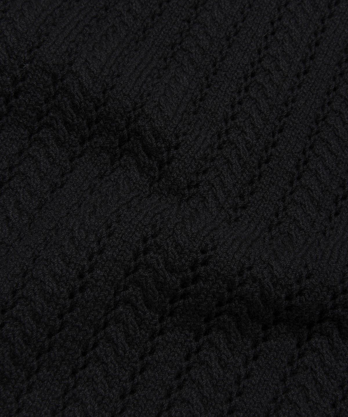 엘엠씨(LMC) OVAL MESH KNIT CARDIGAN black