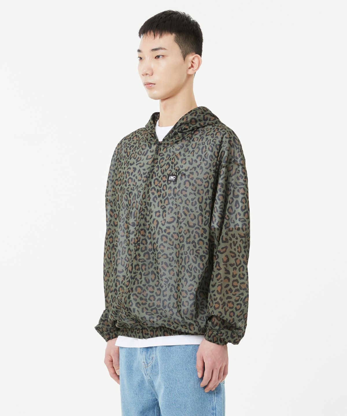 엘엠씨(LMC) ITALIC MESH ZIP-UP HOODIE multi