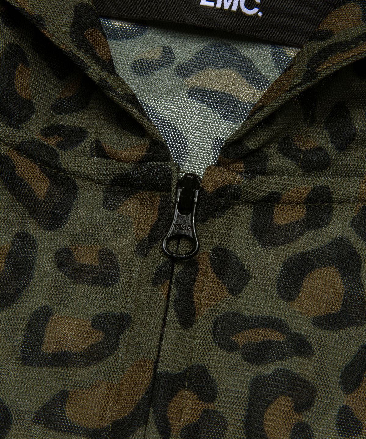 엘엠씨(LMC) ITALIC MESH ZIP-UP HOODIE multi