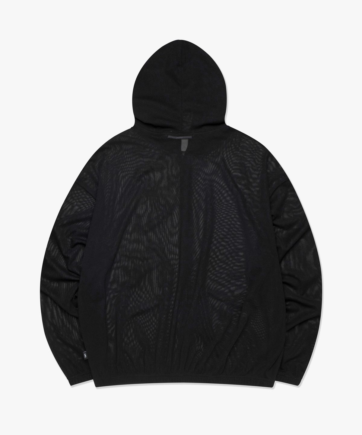 엘엠씨(LMC) ITALIC MESH ZIP-UP HOODIE black