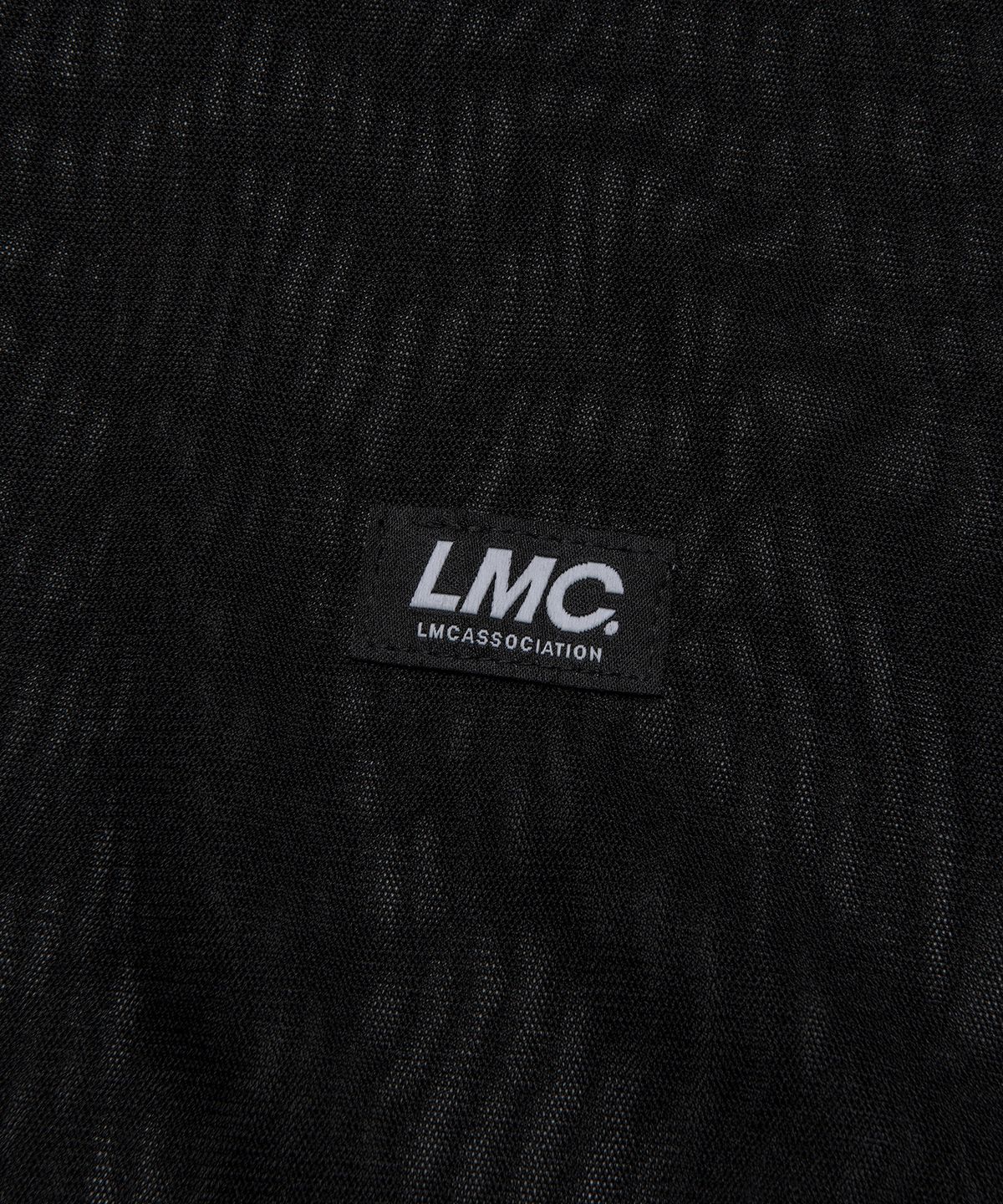 엘엠씨(LMC) ITALIC MESH ZIP-UP HOODIE black