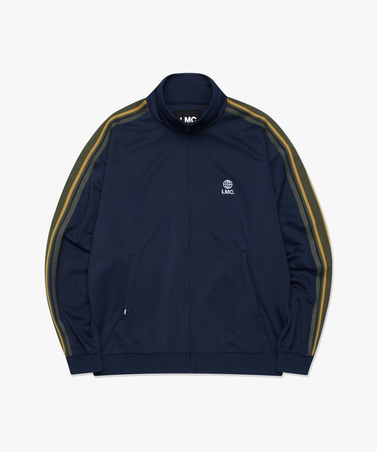 엘엠씨(LMC) SIDE STRIPED JERSEY TRACK TOP navy