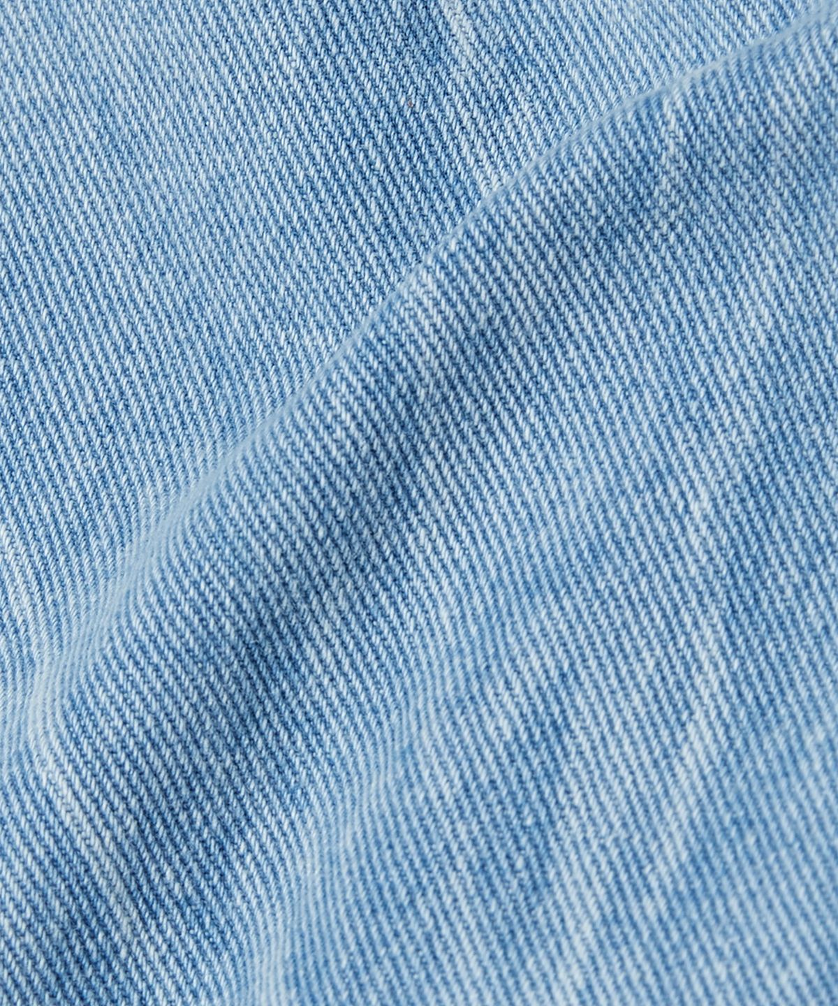 더블유엠씨(WMC) 컷아웃 링클페이드 데님_LIGHT BLUE