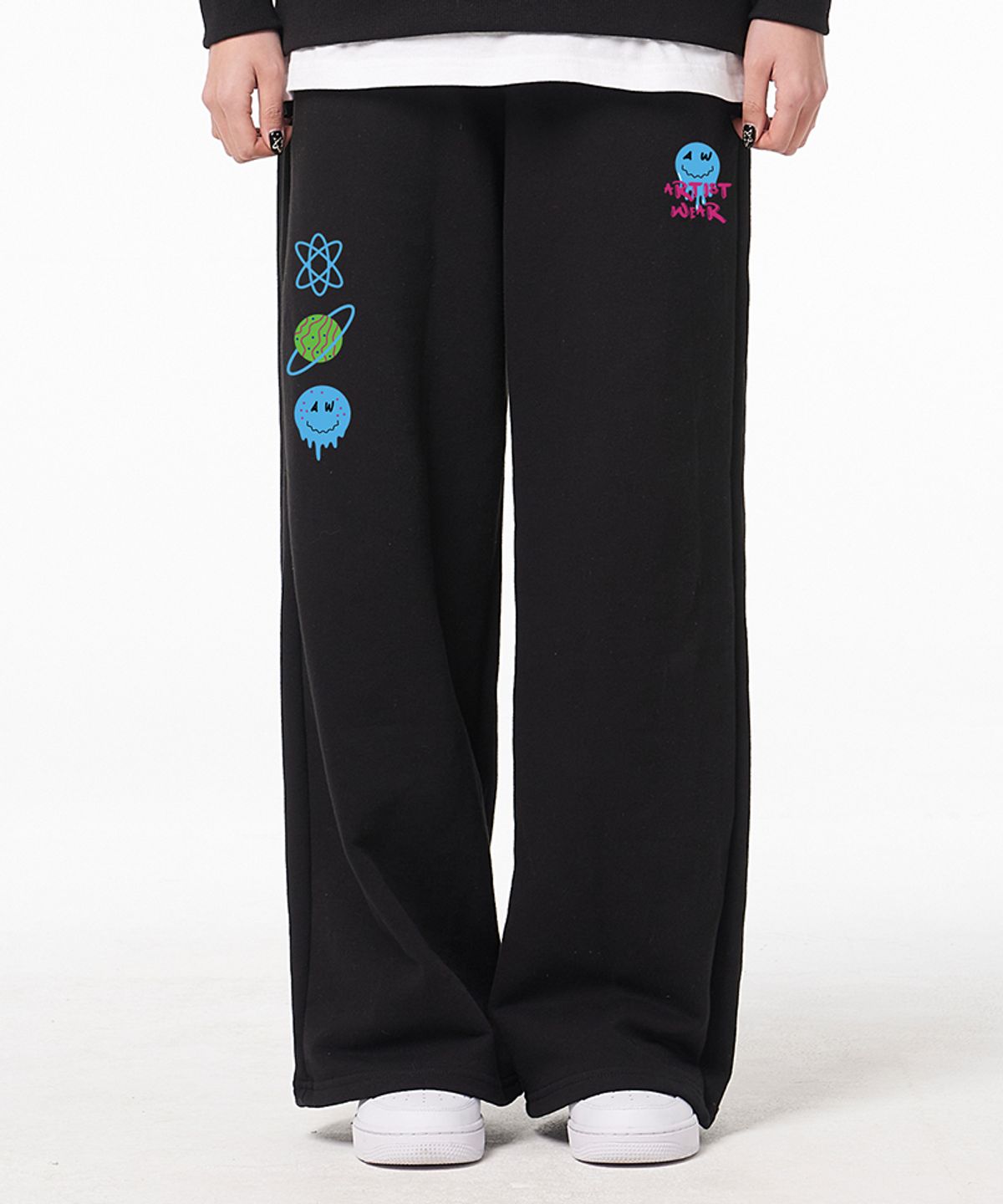 아티스트웨어(ARTISTWEAR) [ATW] 사이키델릭 와이드밴딩 팬츠