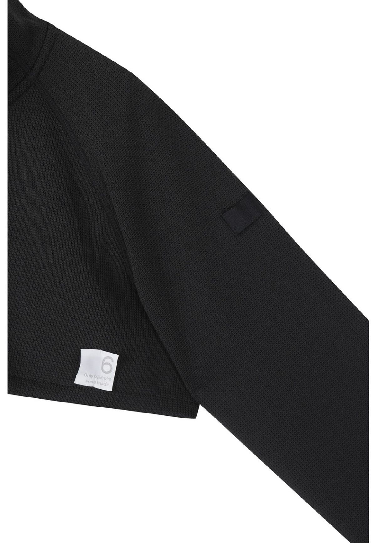 래코드(RECODE) Asymmetry Sleeve Muffler (Over Fit)_RYAAA22801BKX