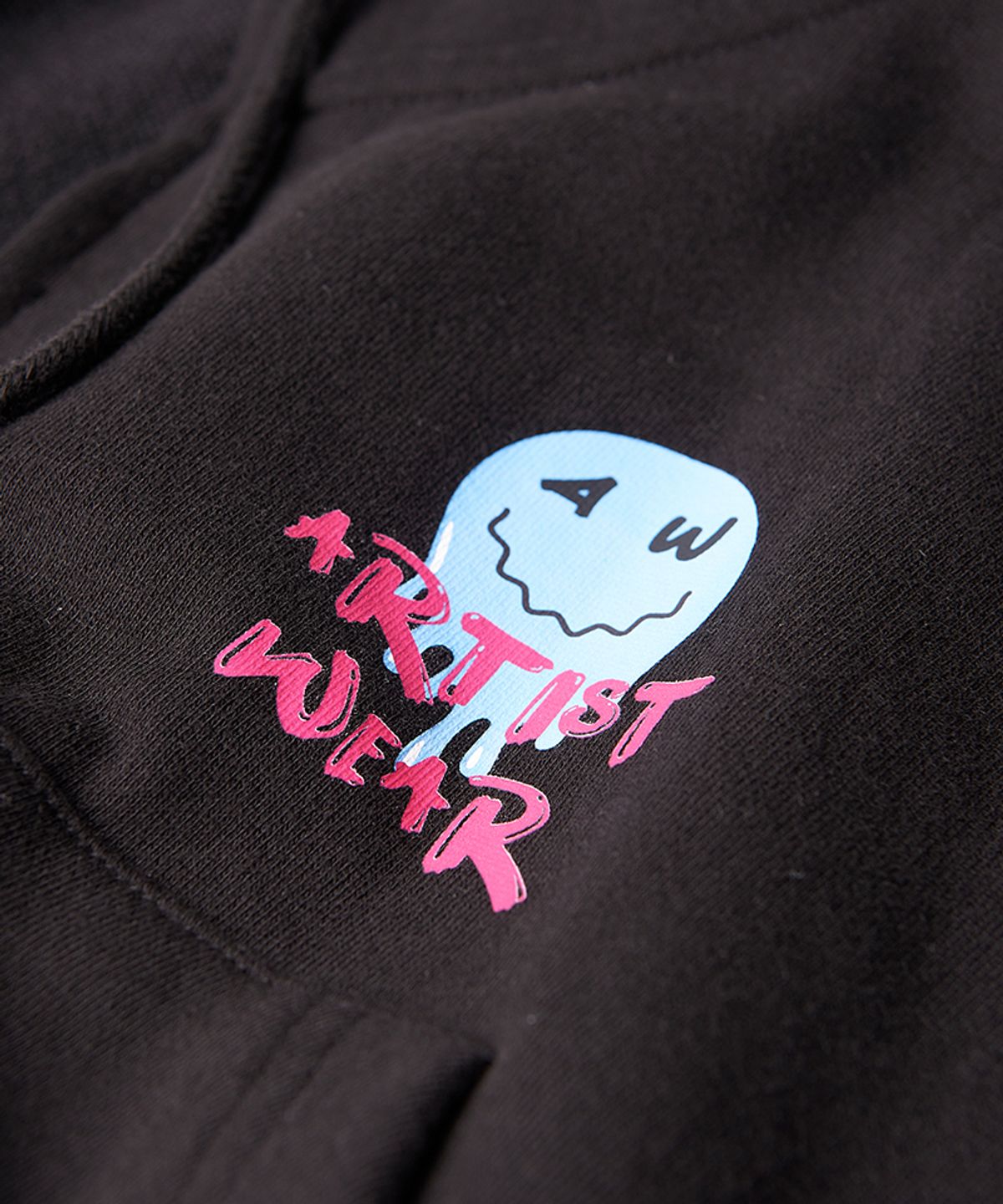 아티스트웨어(ARTISTWEAR) [ATW] 트레이닝 셋업 사이키델릭 크롭후드집업 + 사이키델릭 와이드밴딩 팬츠