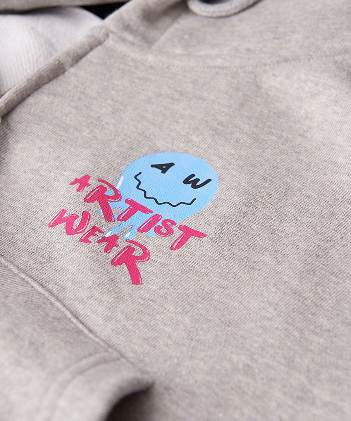 아티스트웨어(ARTISTWEAR) [ATW] 트레이닝 셋업 사이키델릭 크롭후드집업 + 사이키델릭 와이드밴딩 팬츠