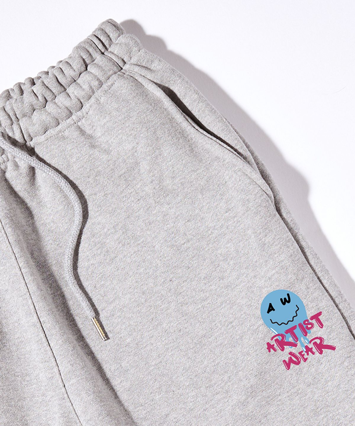 아티스트웨어(ARTISTWEAR) [ATW] 트레이닝 셋업 사이키델릭 크롭후드집업 + 사이키델릭 와이드밴딩 팬츠