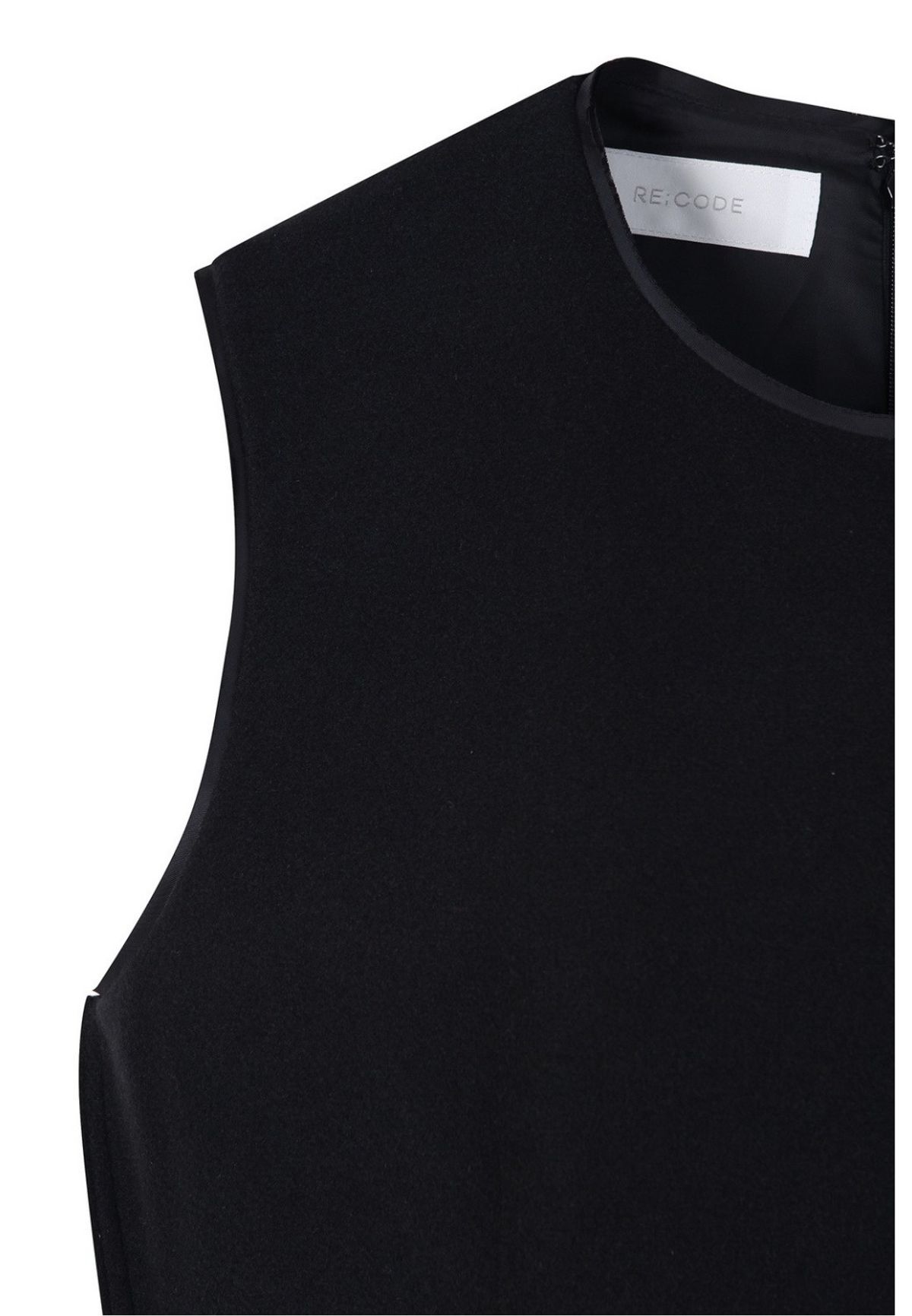 래코드(RECODE) [여성] Lining Patched Dress (Standard Fit)_RQDAW22544BKX