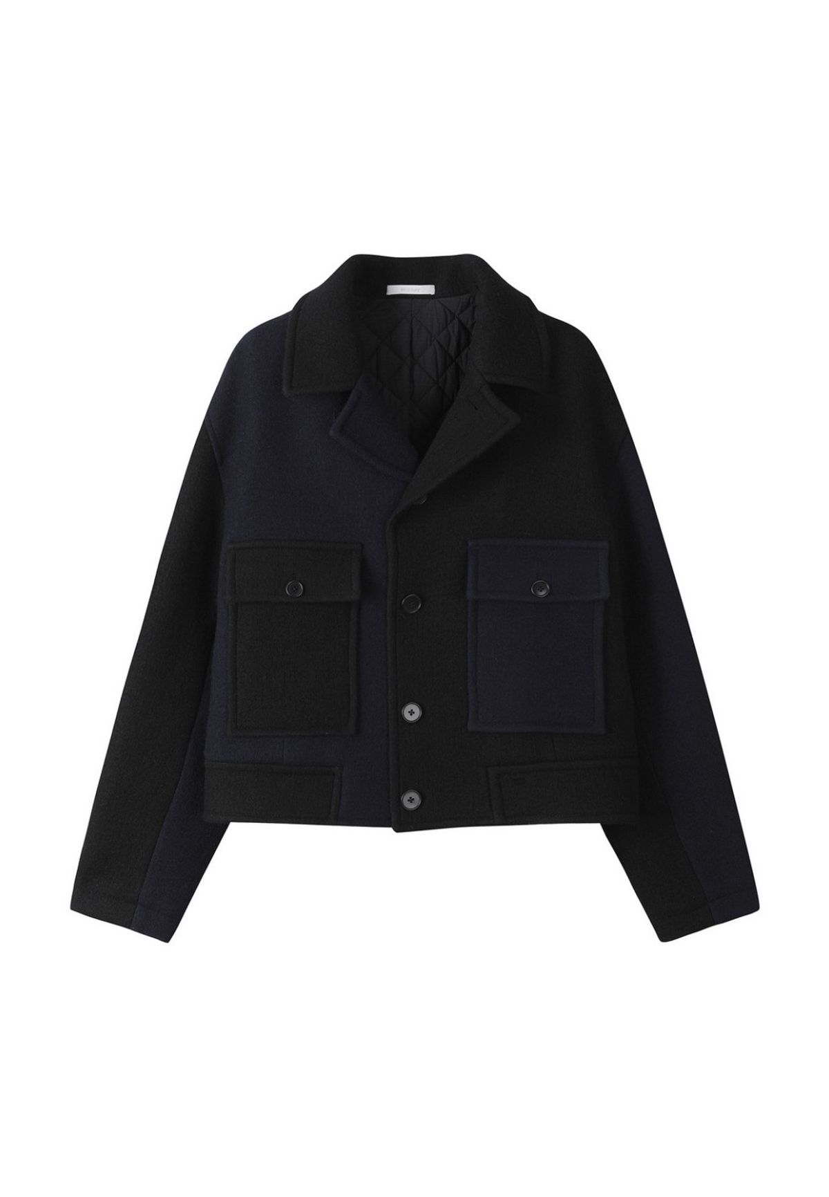 래코드(RECODE) [여성] Wool 100% Boucle Jacket (Standard Fit)_RQJAW22520BKX