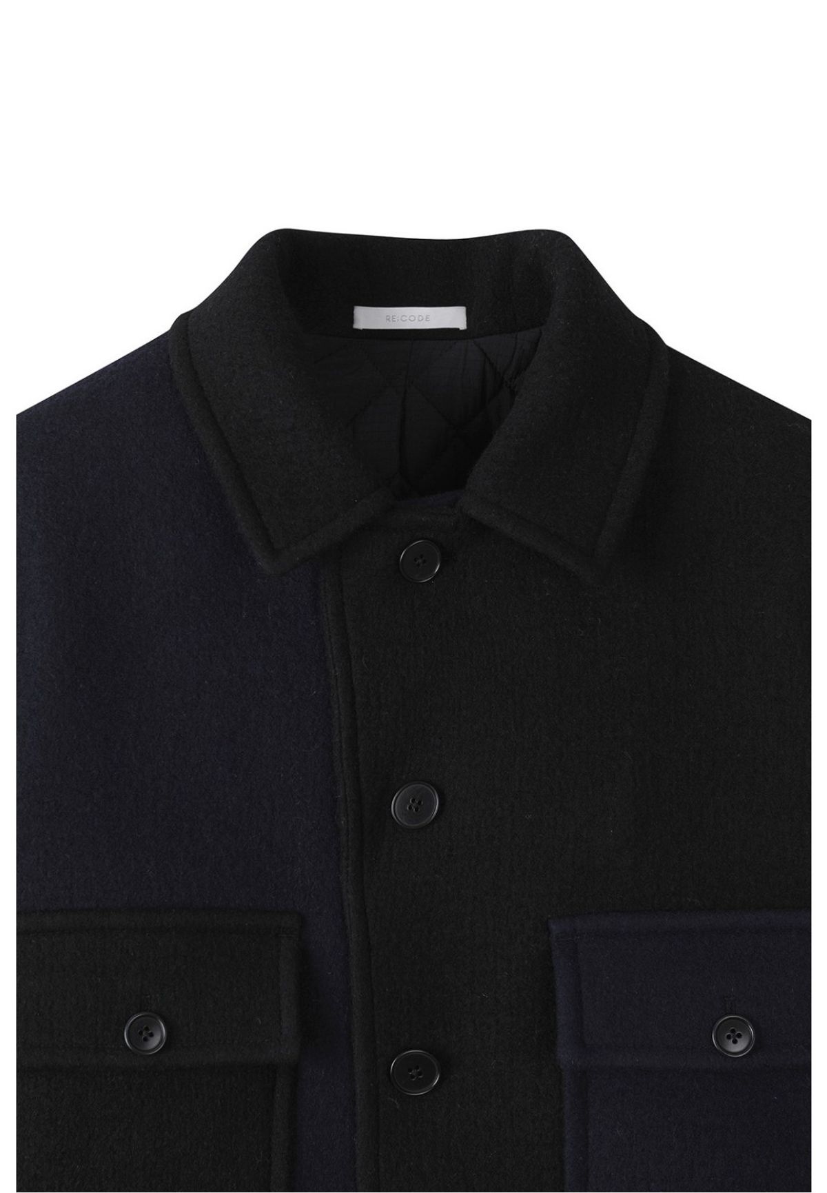 래코드(RECODE) [여성] Wool 100% Boucle Jacket (Standard Fit)_RQJAW22520BKX