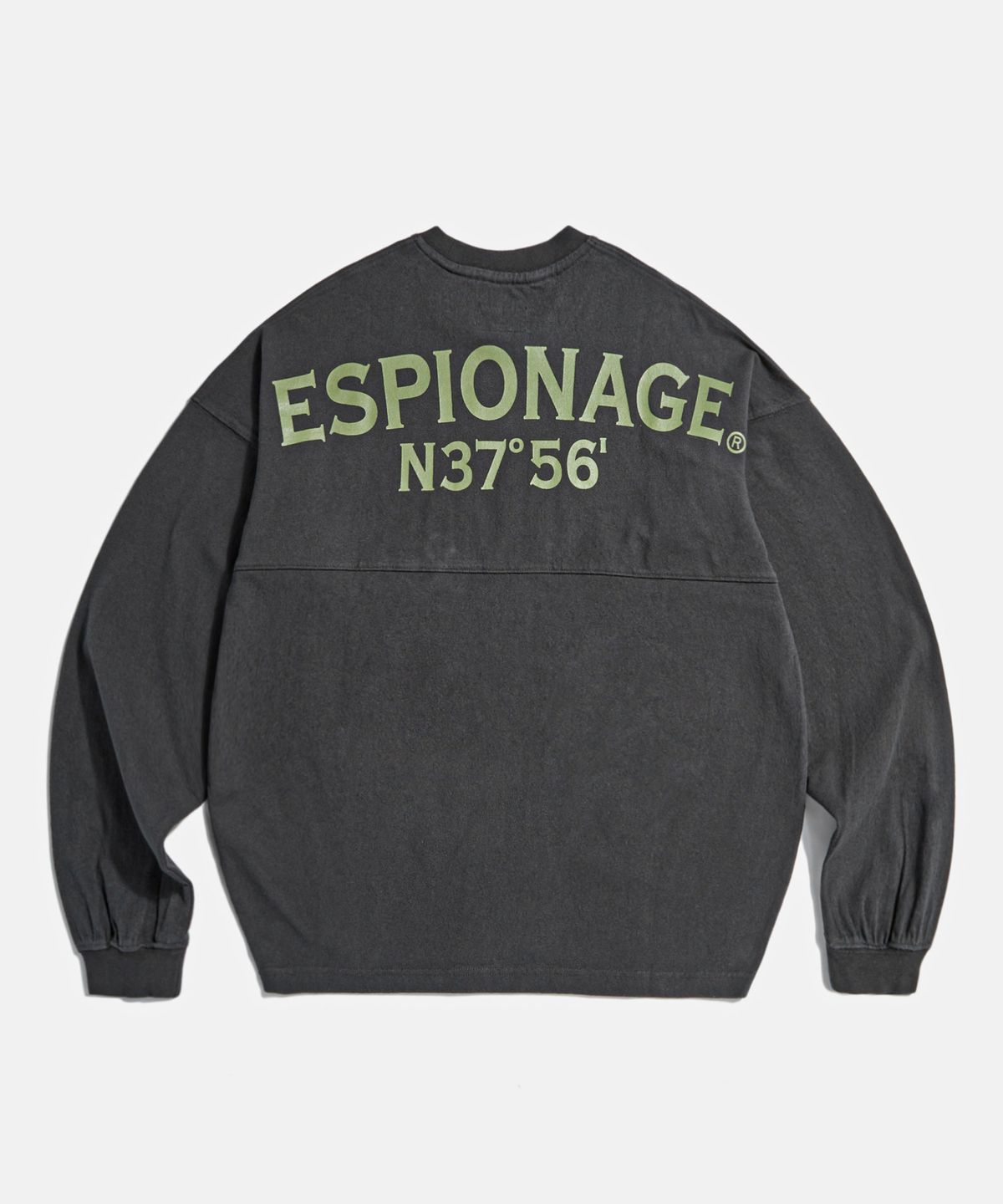 에스피오나지(ESPIONAGE) ESP Logo LS Jersey Vintage Black
