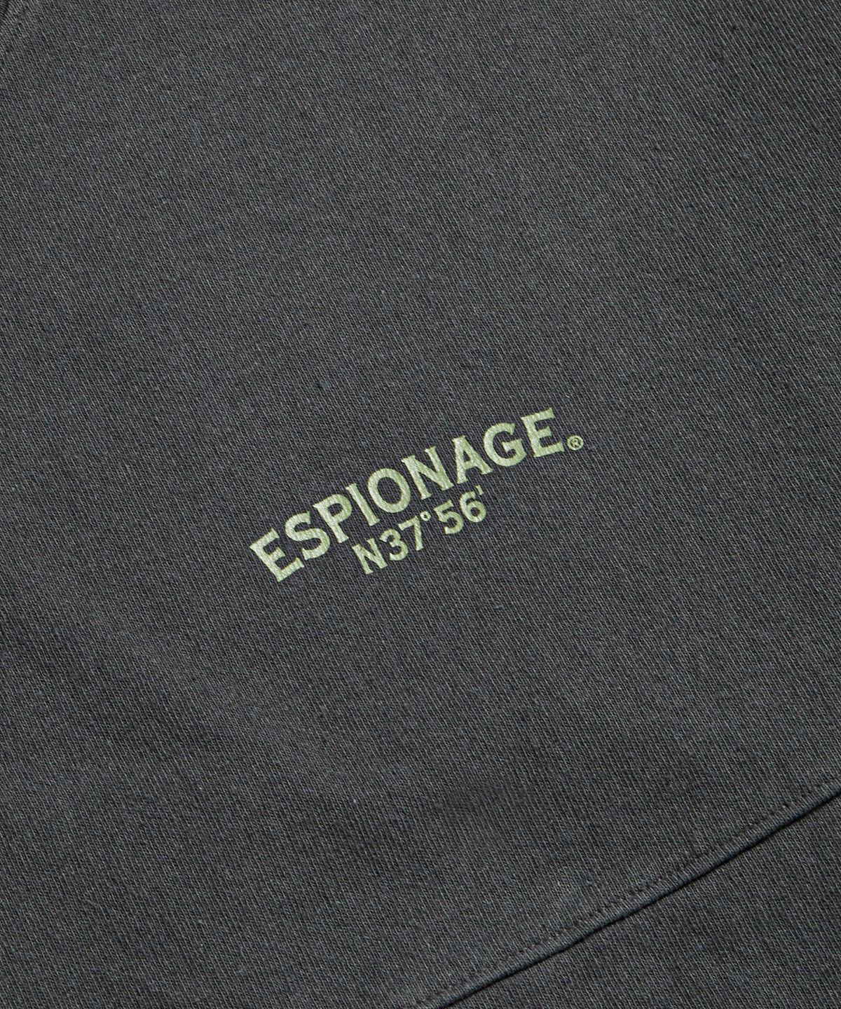 에스피오나지(ESPIONAGE) ESP Logo LS Jersey Vintage Black