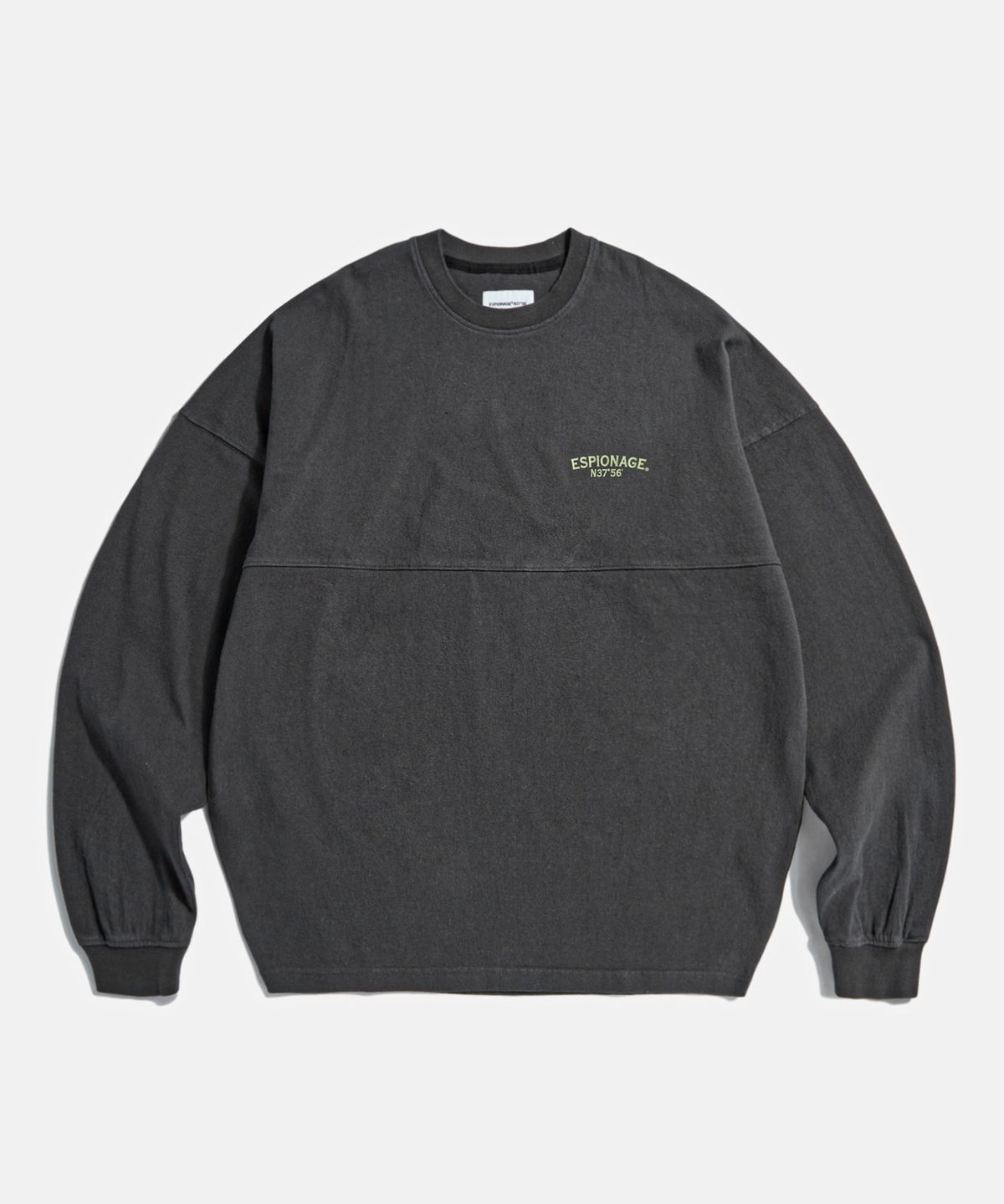 에스피오나지(ESPIONAGE) ESP Logo LS Jersey Vintage Black