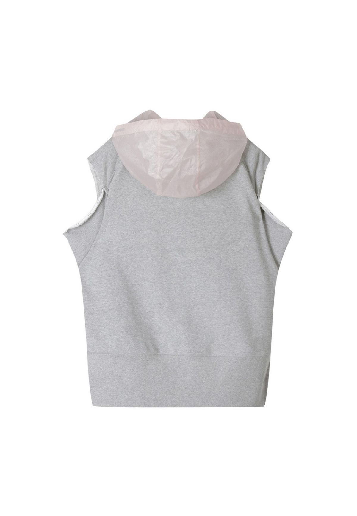래코드(RECODE) [여성] Detachable hood crop vest _RQVAS22532GYX