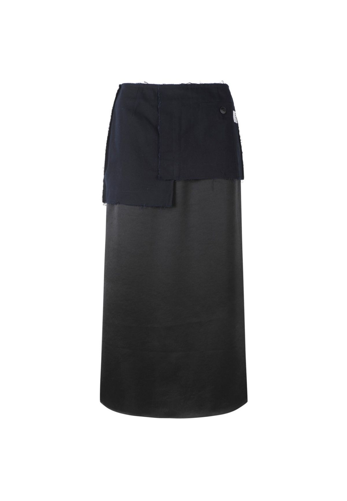 래코드(RECODE) [여성] Lining Patched Long Skirt_RQKAS23572NYX