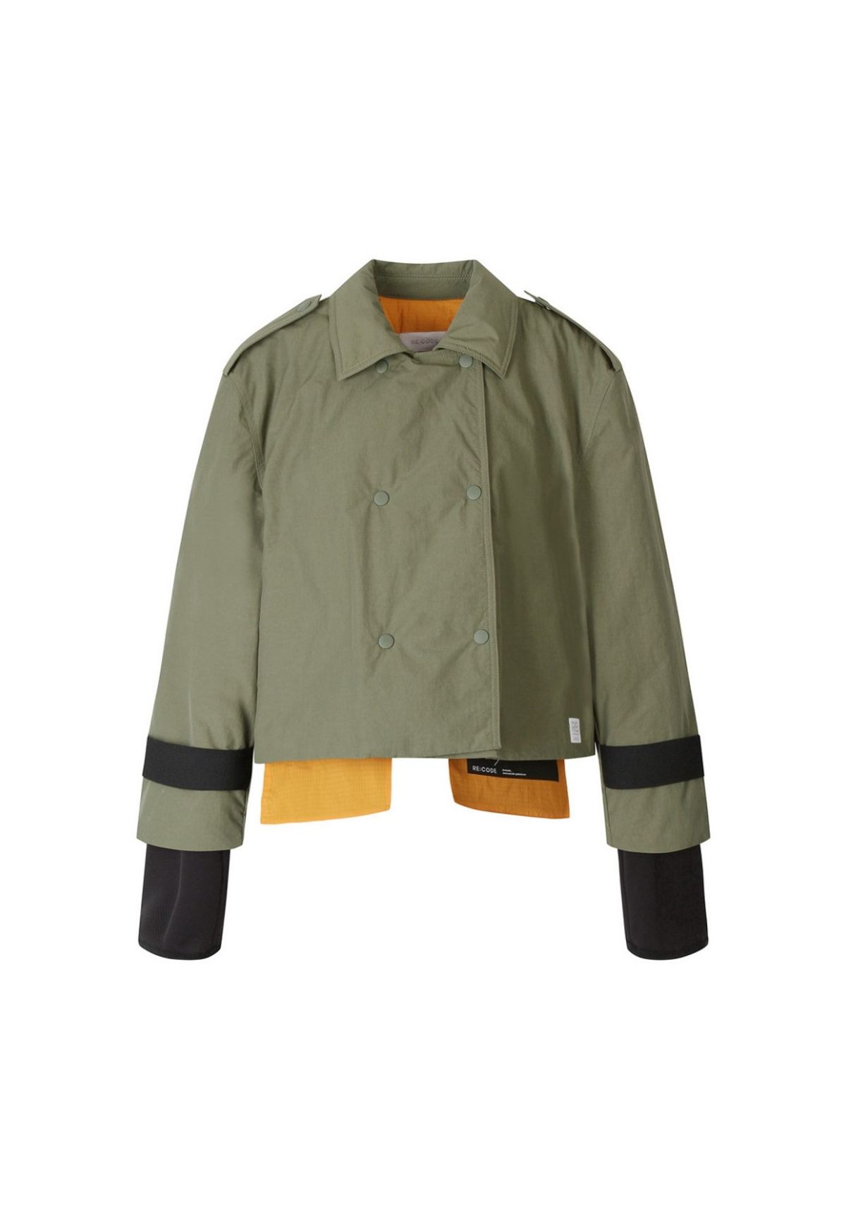 래코드(RECODE) [여성] Padded crop trench coat_RQCAS22552KHX