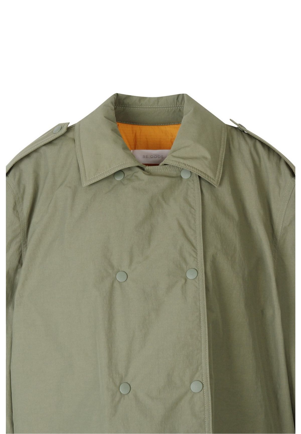 래코드(RECODE) [여성] Padded crop trench coat_RQCAS22552KHX